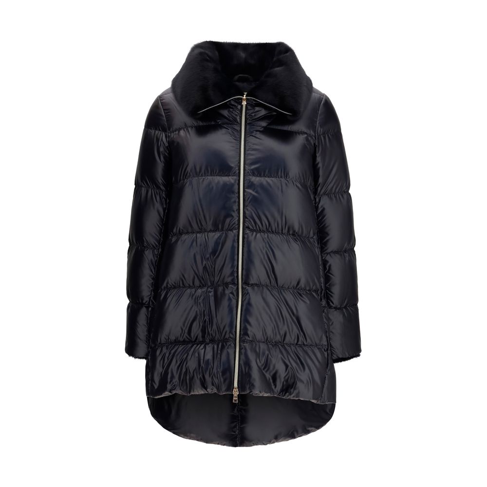 Herno Black Goose Down Full-Length Women's Jacket