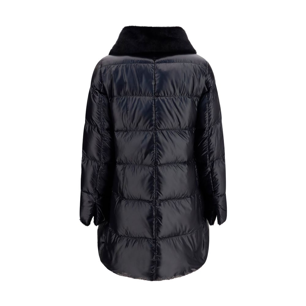 Herno Black Goose Down Full-Length Women's Jacket
