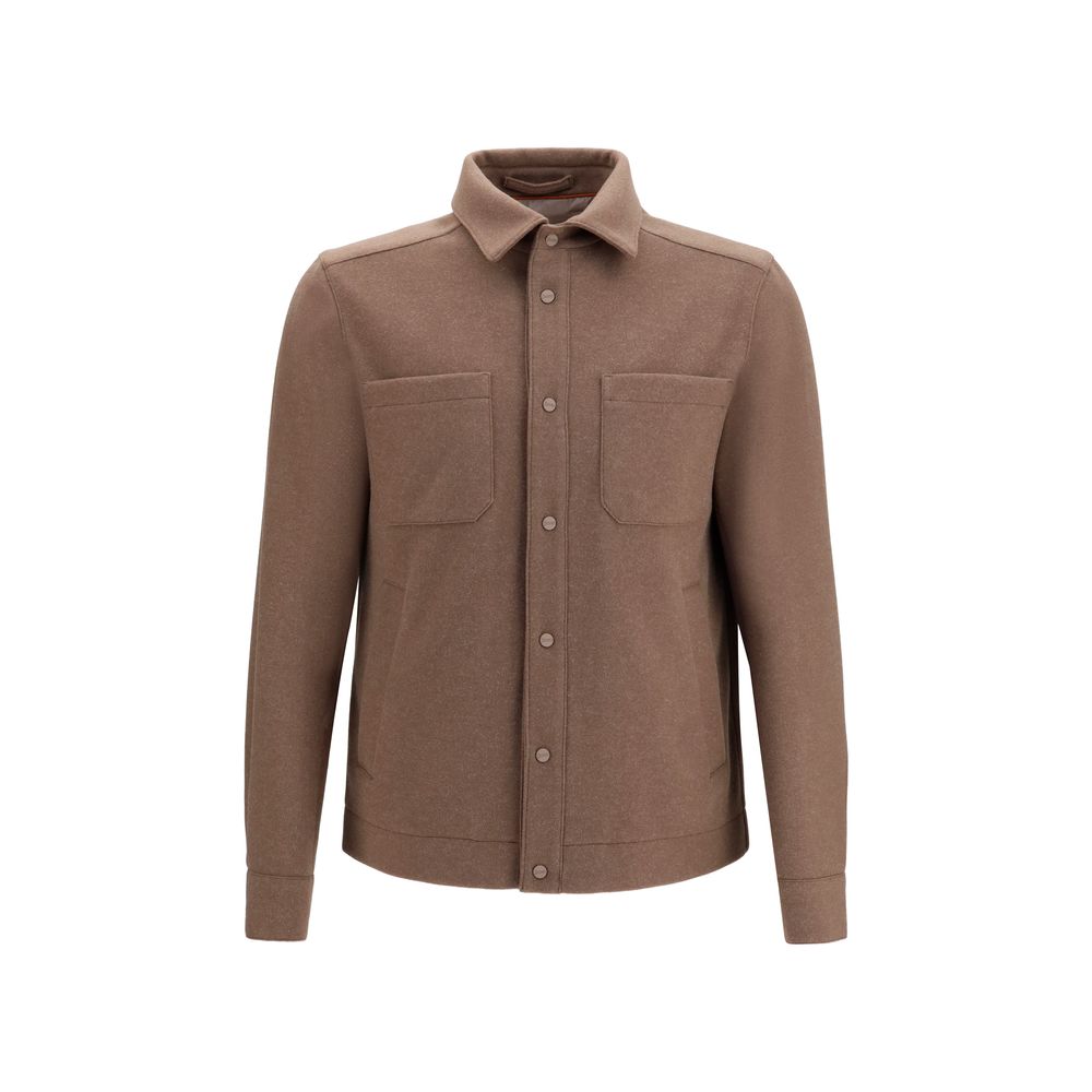 Herno Brown Polyester Men's Jacket