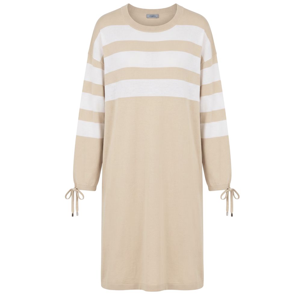 Malo Beige Cotton Women Women's Dress