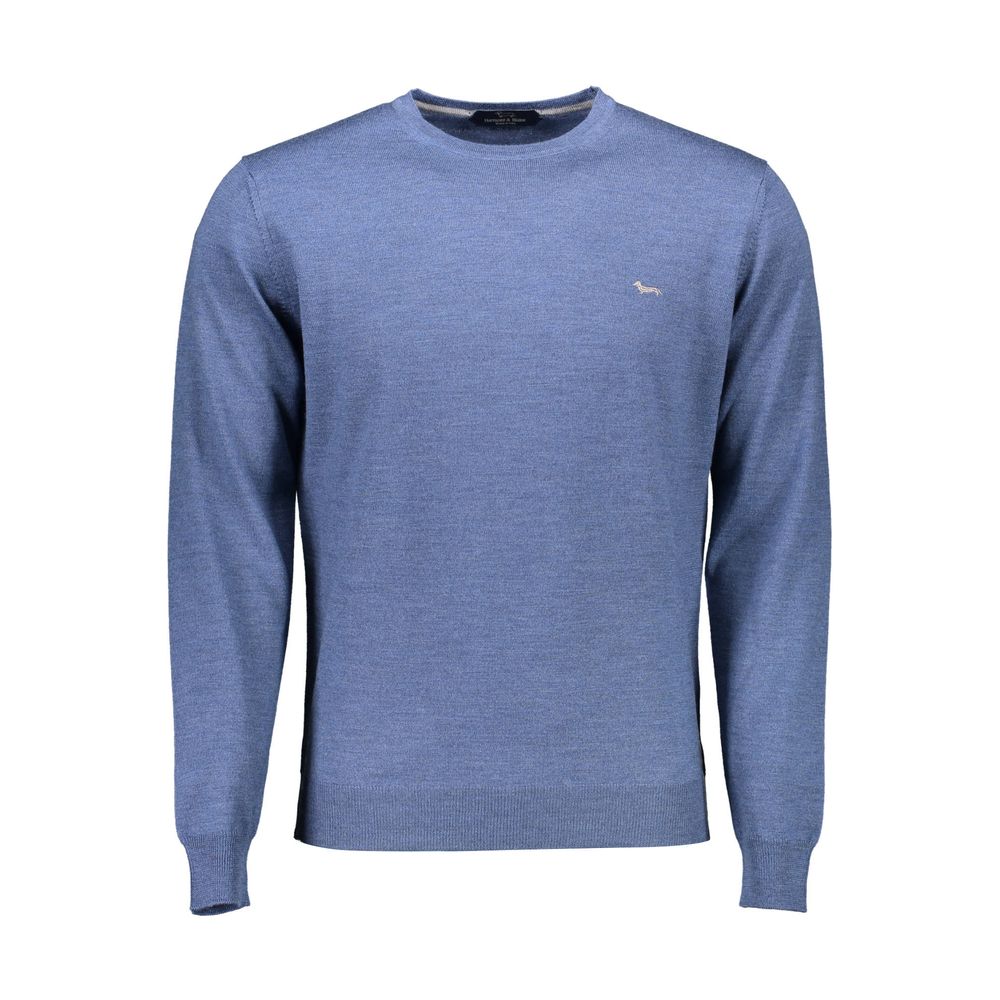 Harmont & Blaine Blue Wool Men Men's Sweater