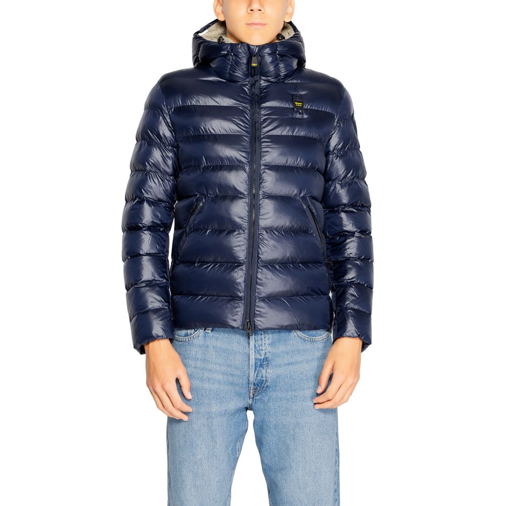 Blauer Blue Polyester Shell Men's Jacket