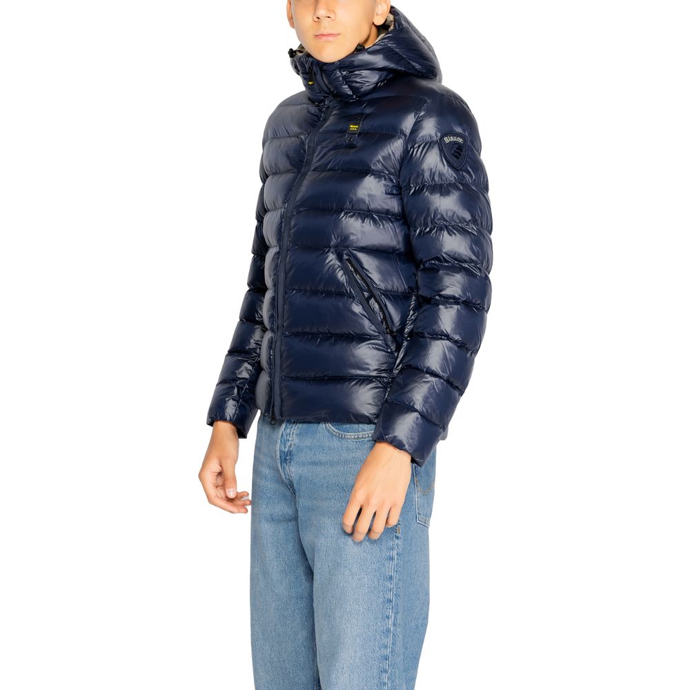 Blauer Blue Polyester Shell Men's Jacket