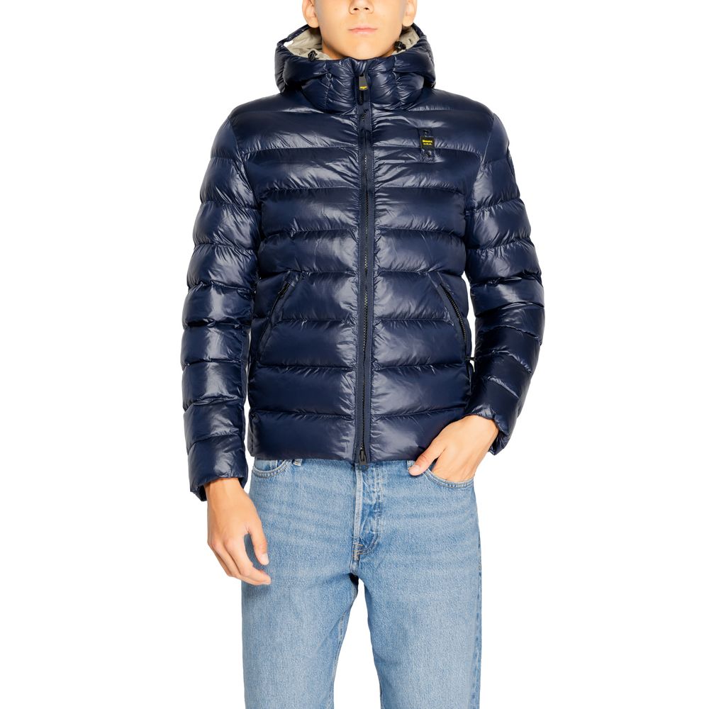 Blauer Blue Polyester Shell Men's Jacket