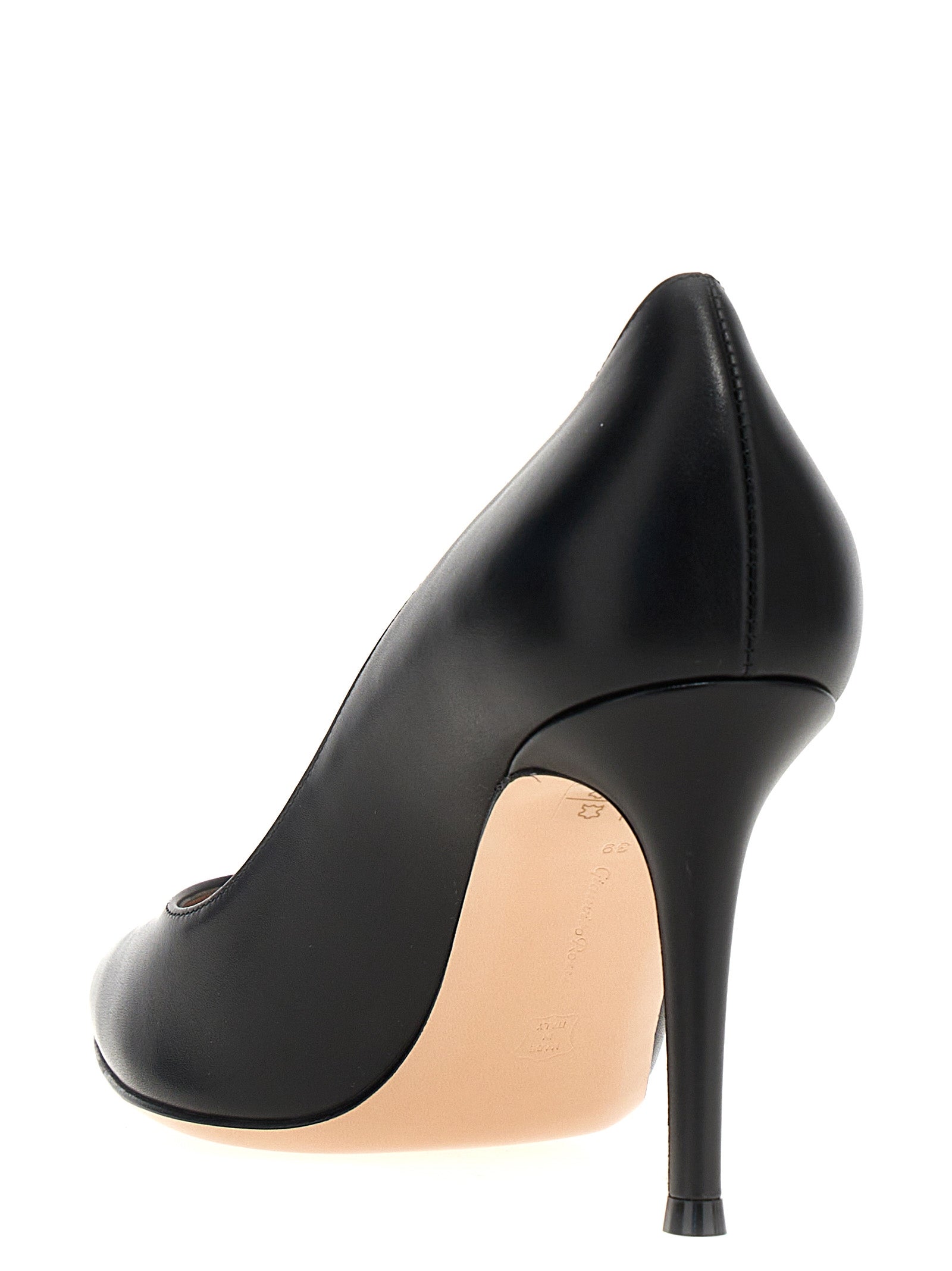 Gianvito Rossi Black Calfskin High Heel Women's Pumps
