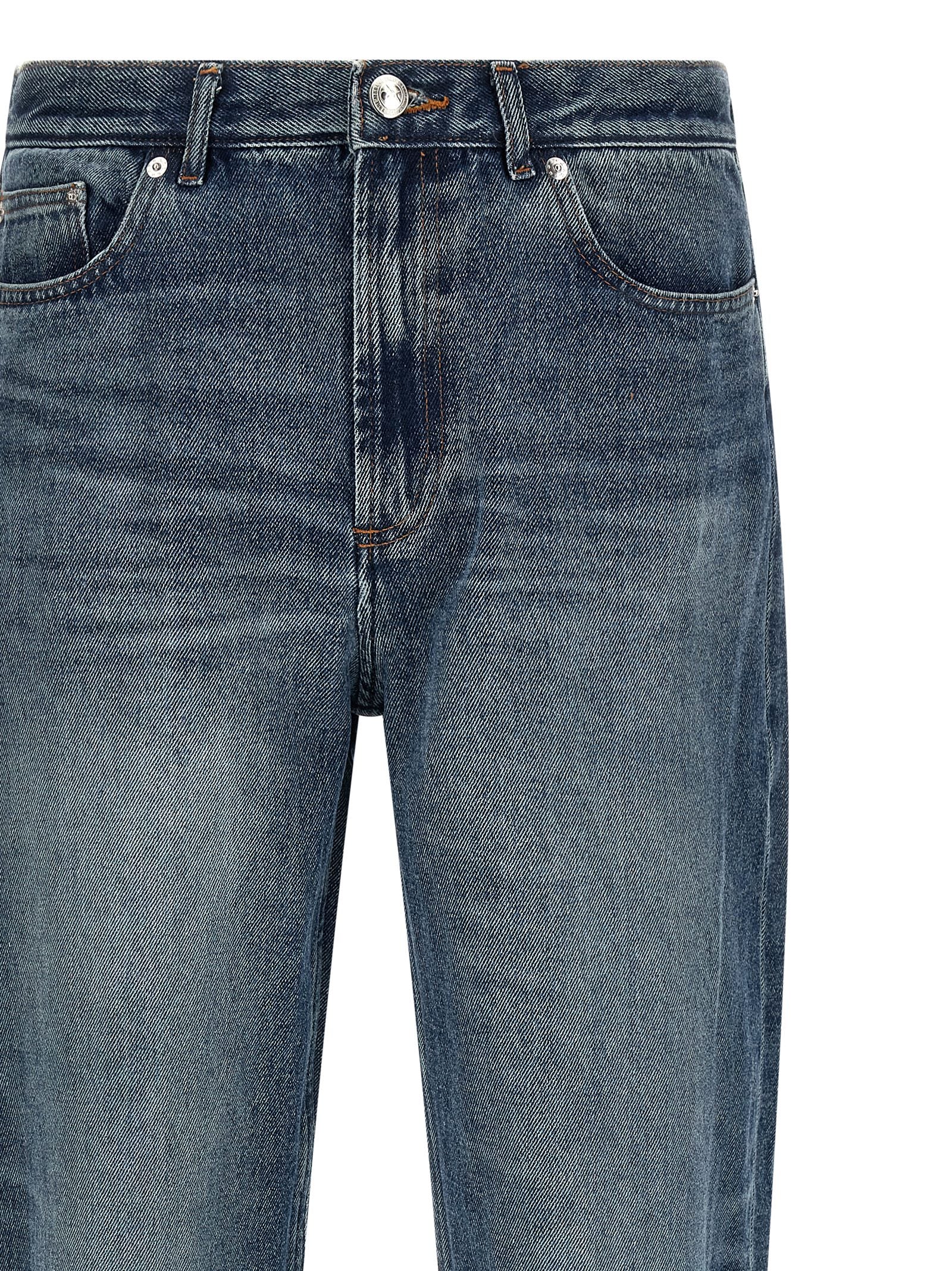 A.P.C. Blue Cotton Straight-Leg Men's Jeans