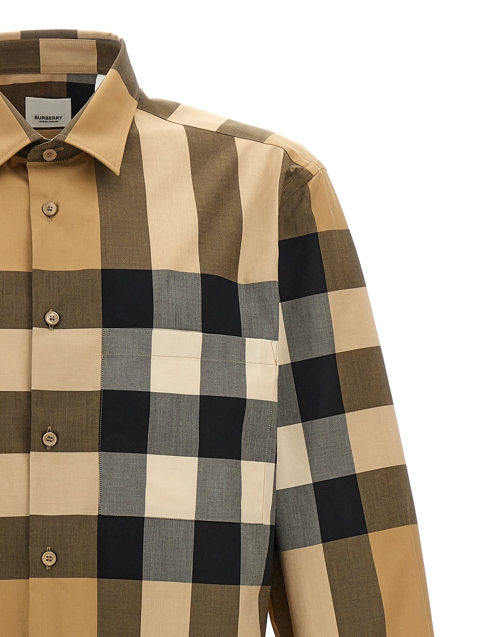 Burberry Beige Cotton Men's Blouse