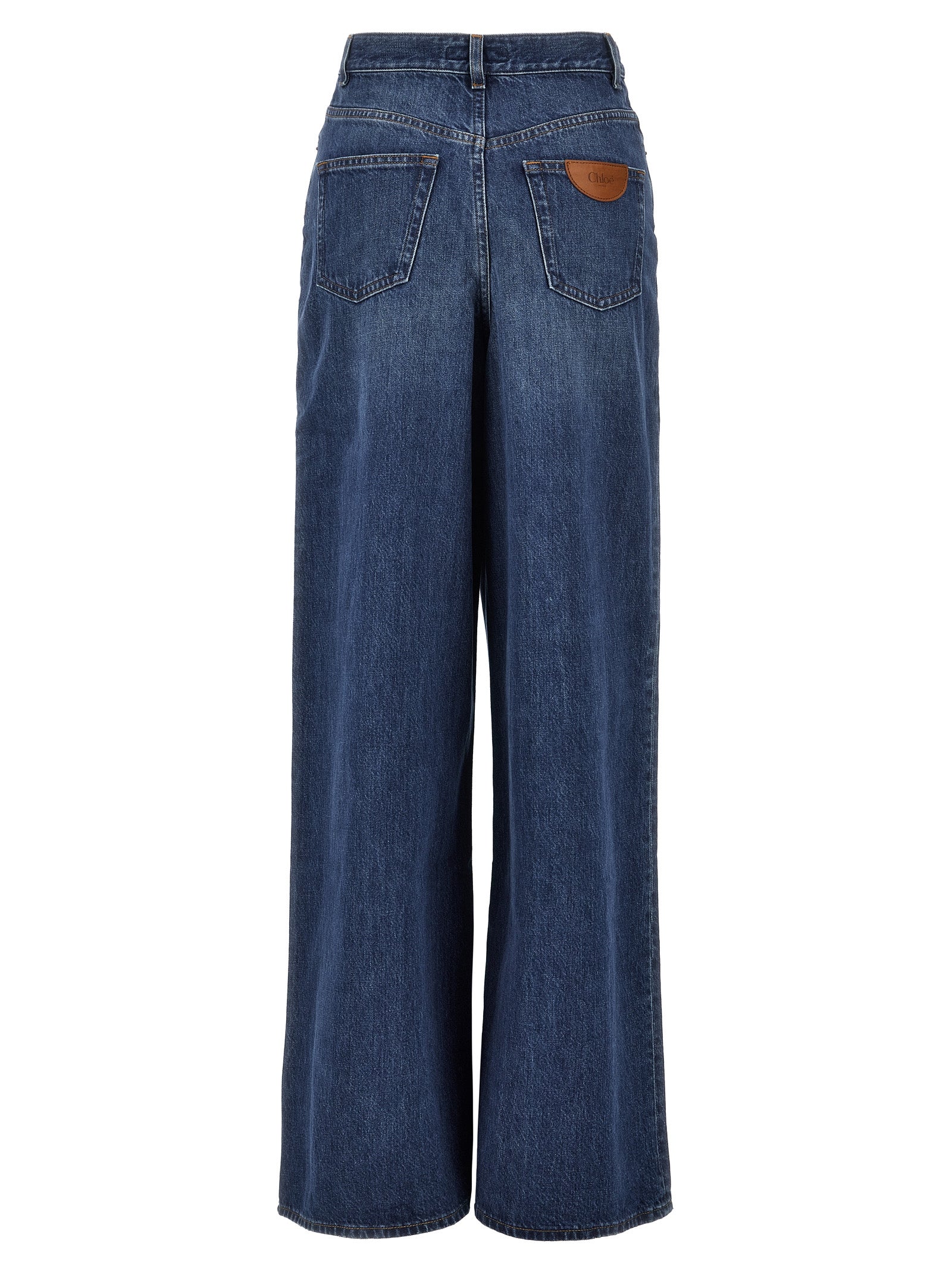 Chloé Blue Cotton Jeans Women's Denim