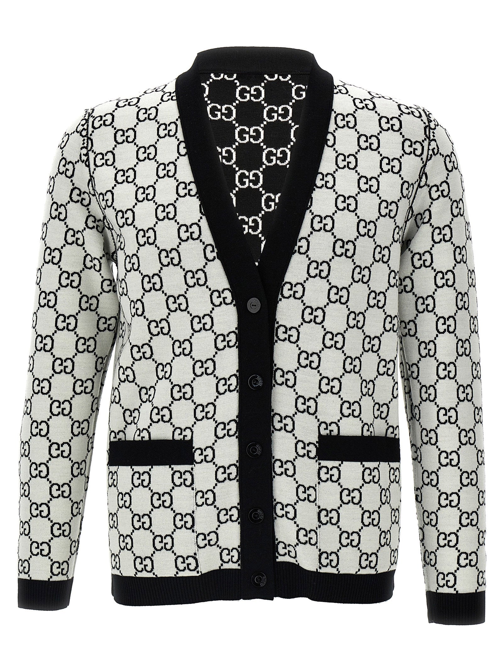 Gucci Bicolor Wool Women's Cardigan