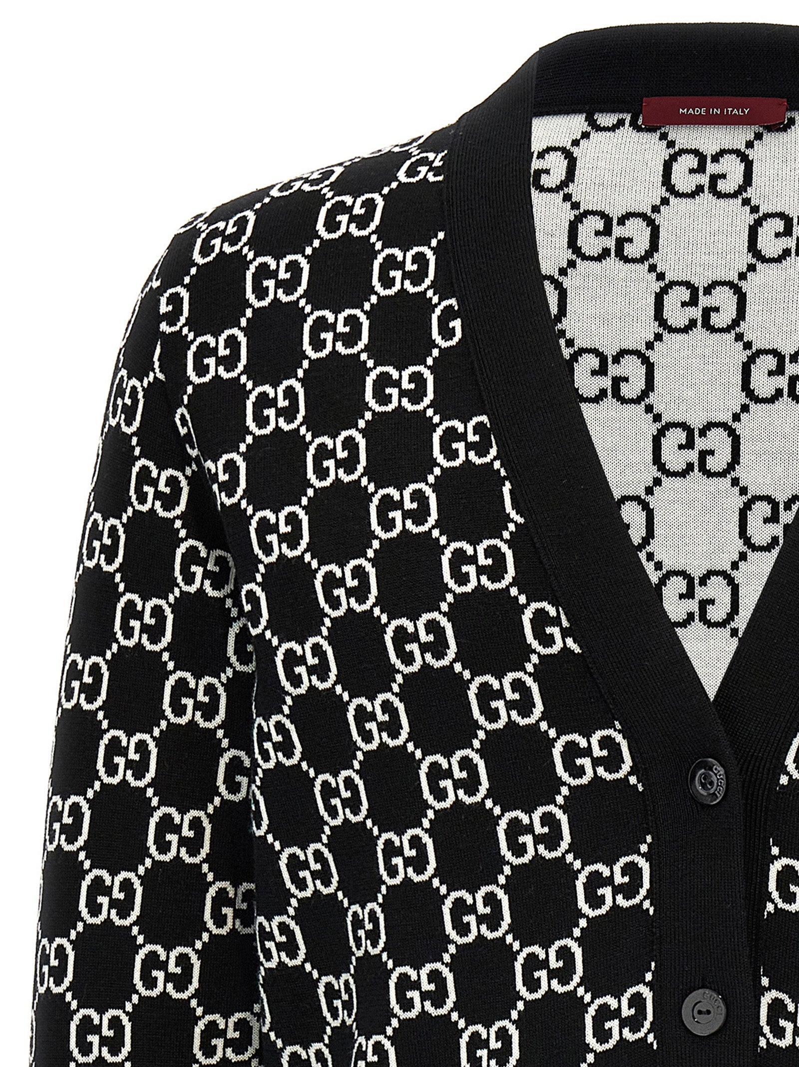 Gucci Bicolor Wool Women's Cardigan