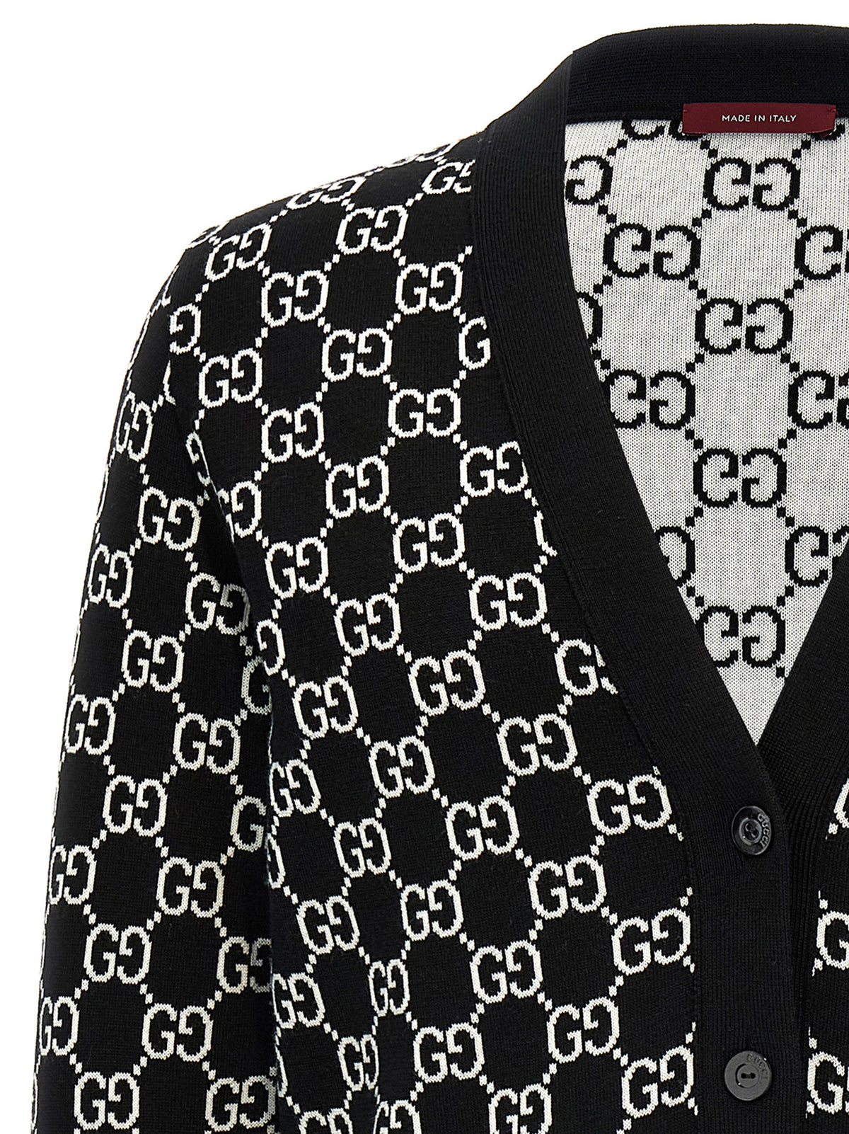 Gucci Bicolor Wool Women's Cardigan
