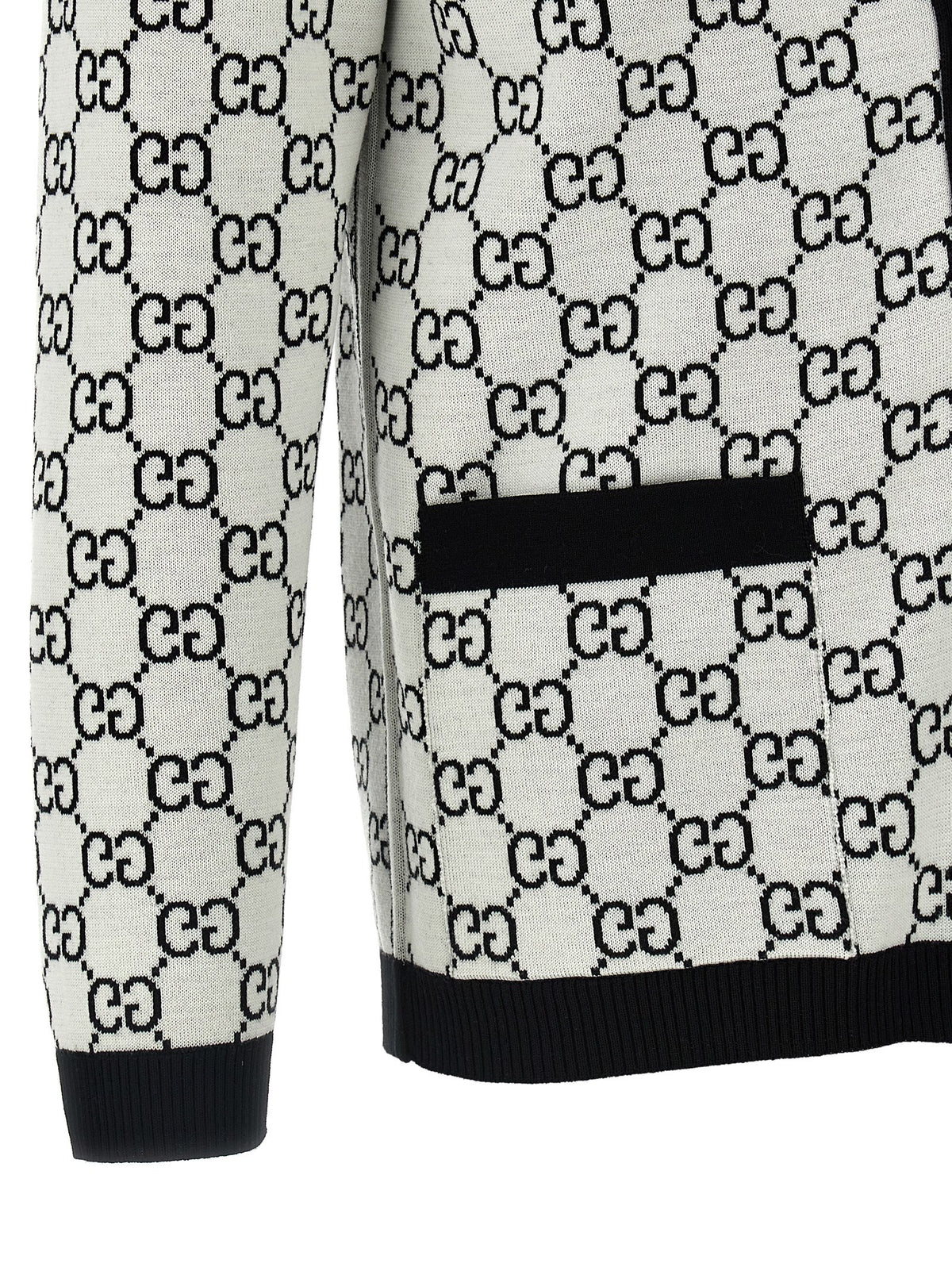 Gucci Bicolor Wool Women's Cardigan