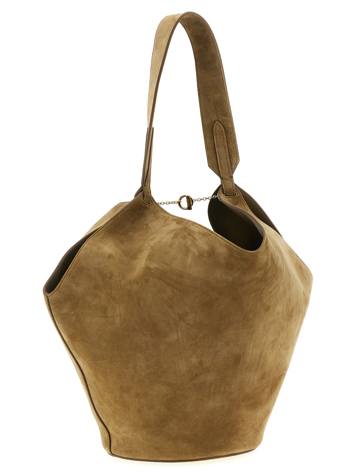 Khaite Brown Calfskin Tote Women's Bag