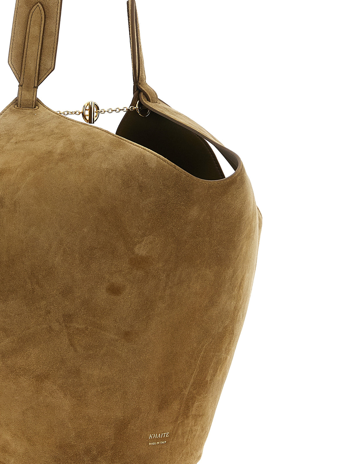 Khaite Brown Calfskin Tote Women's Bag