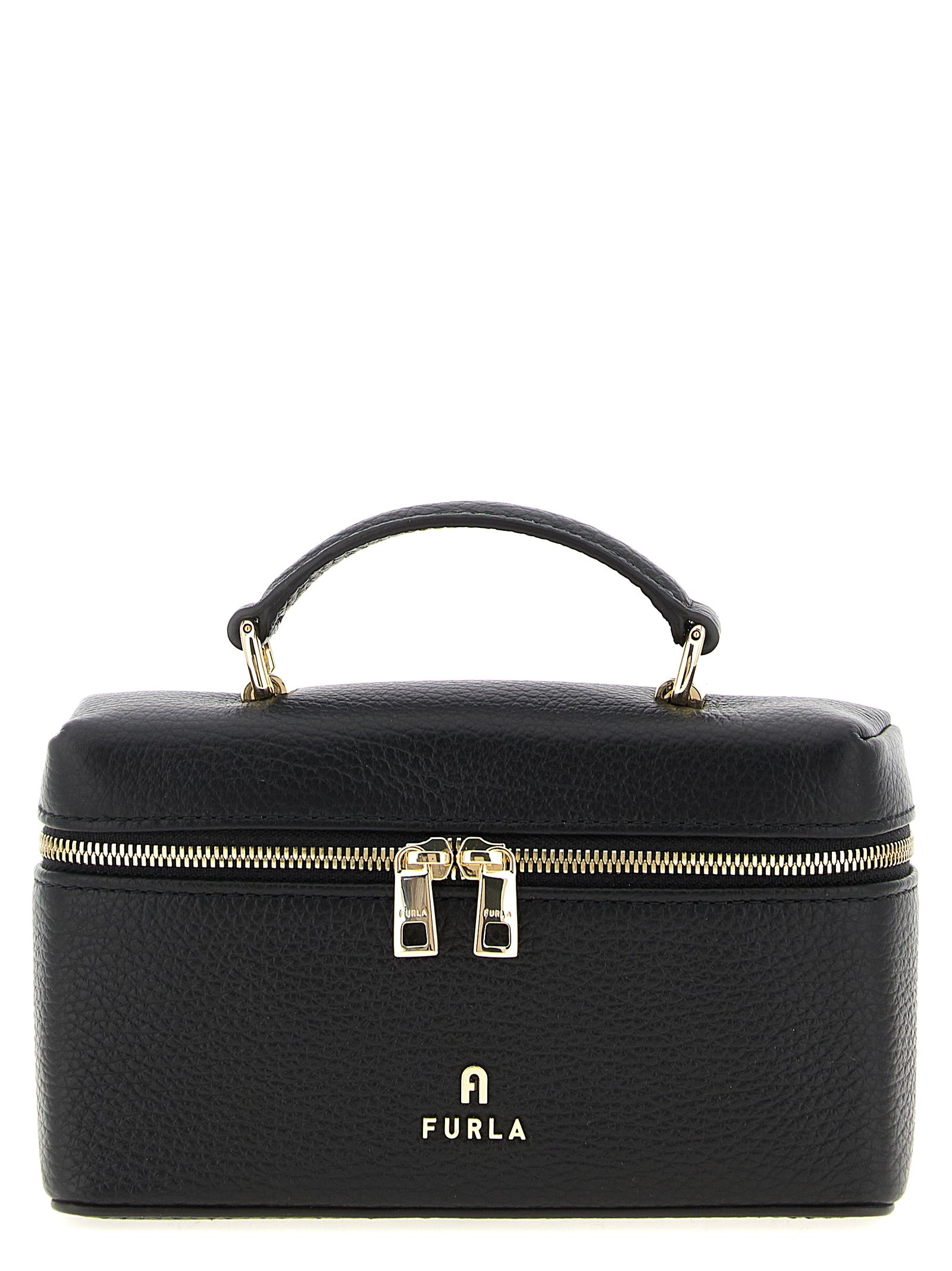 Furla Black Leather Women's Handbag