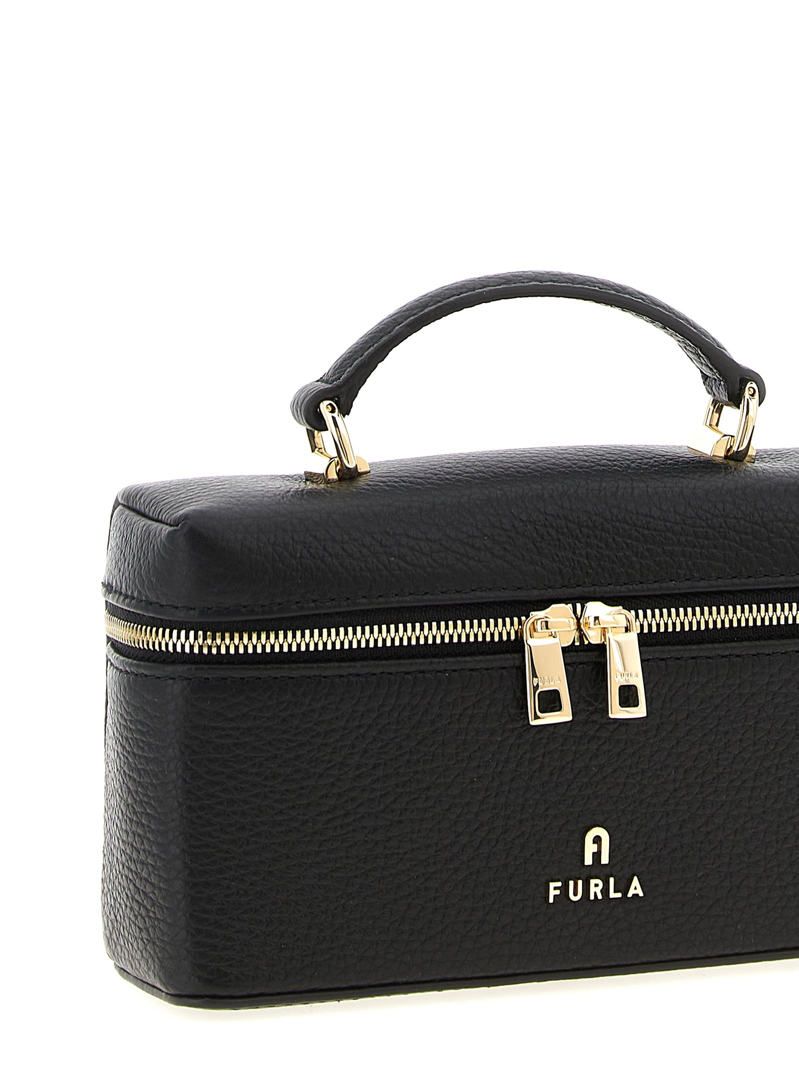 Furla Black Leather Women's Handbag
