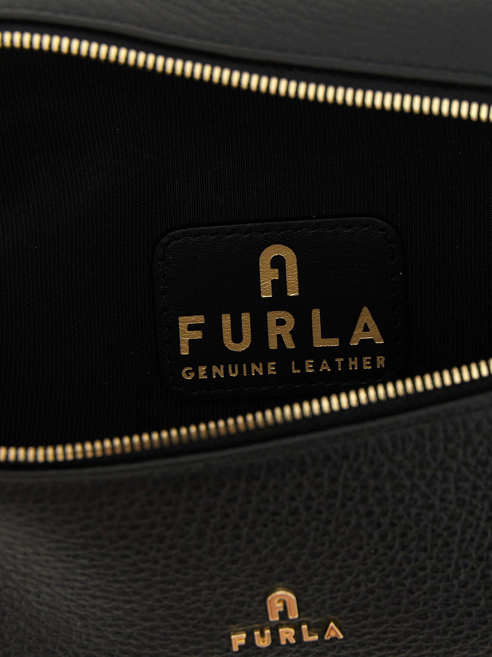 Furla Black Leather Women's Handbag