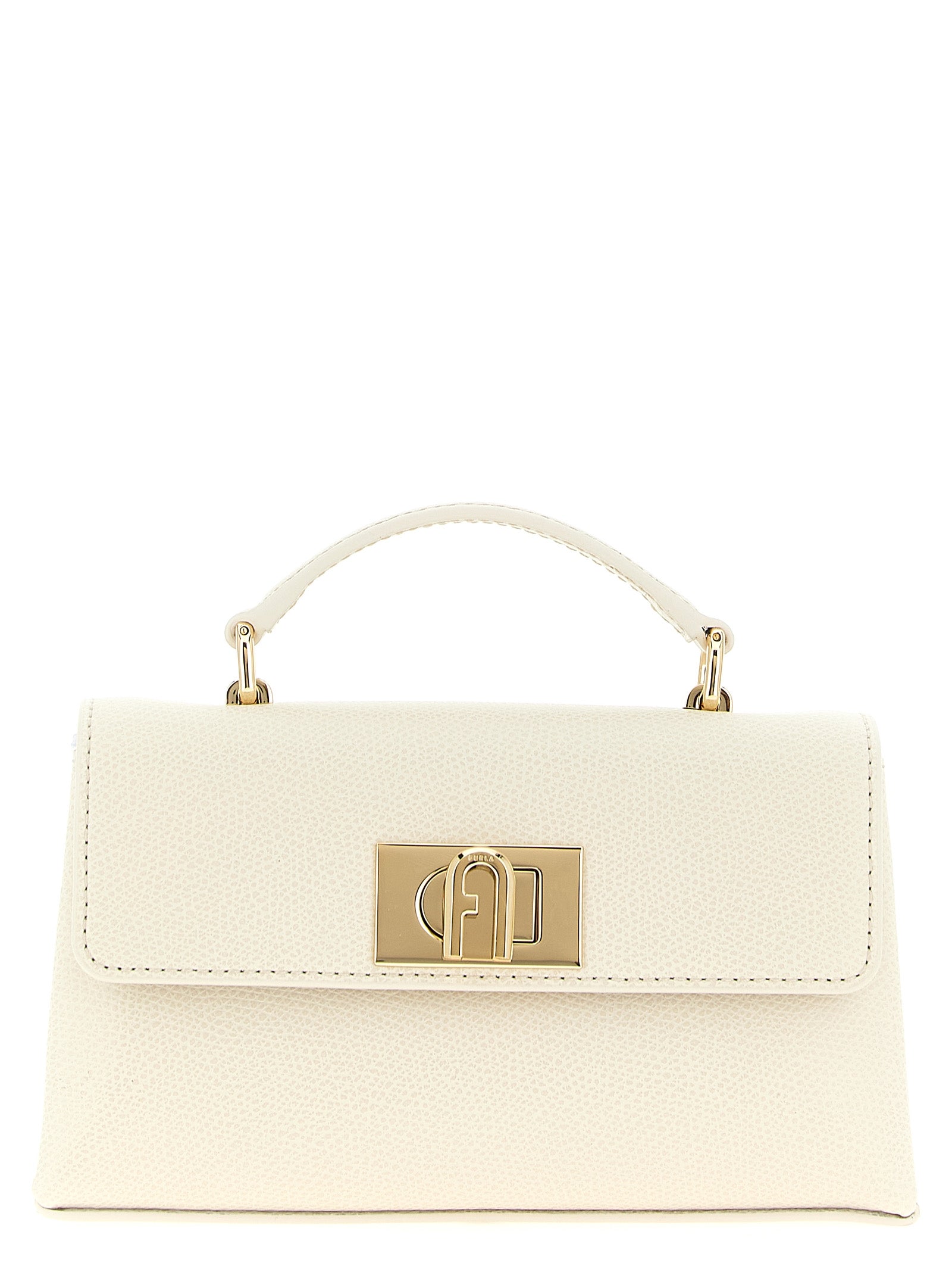 Furla White Leather Crossbody Women's Bag