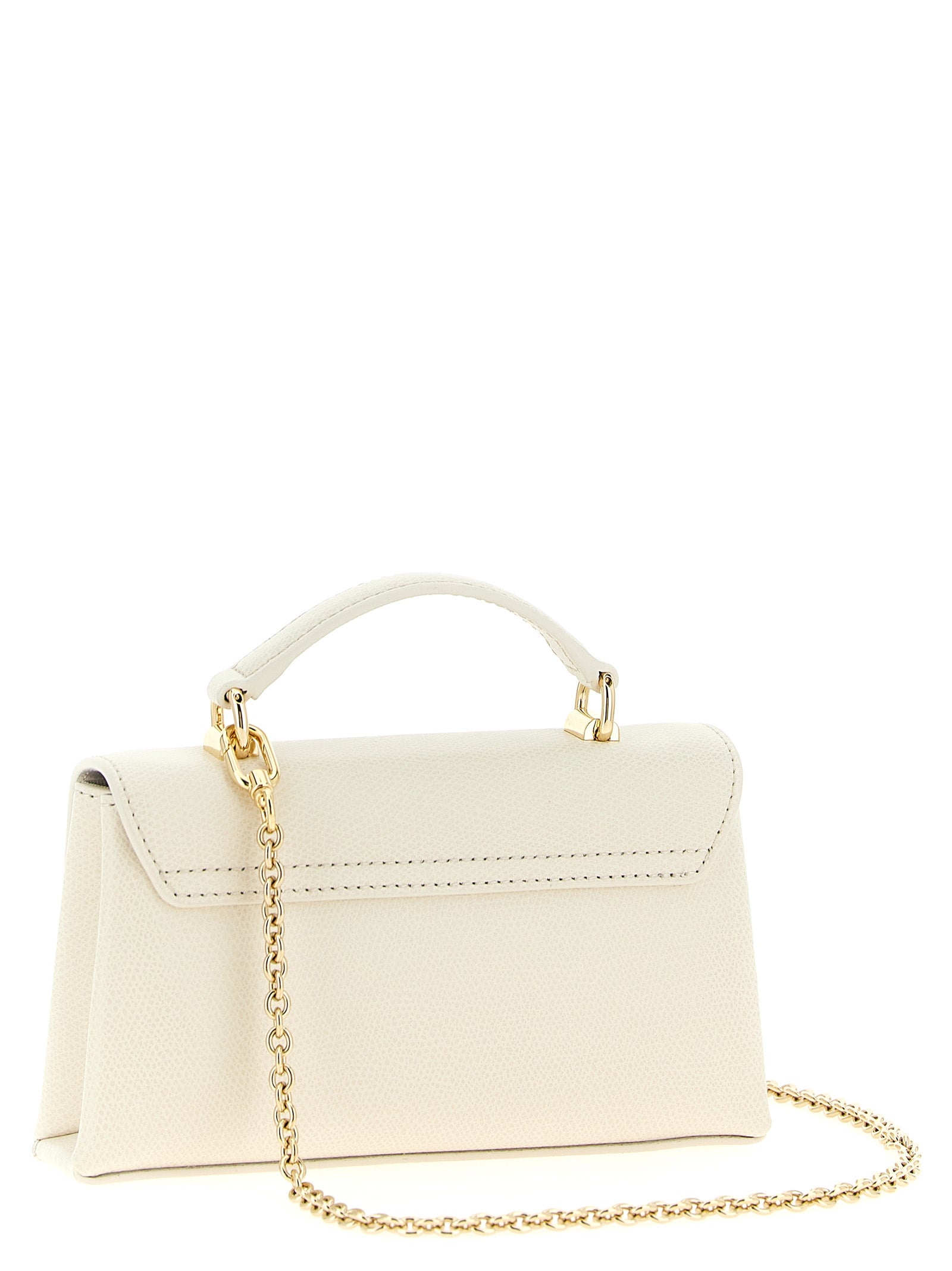 Furla White Leather Crossbody Women's Bag
