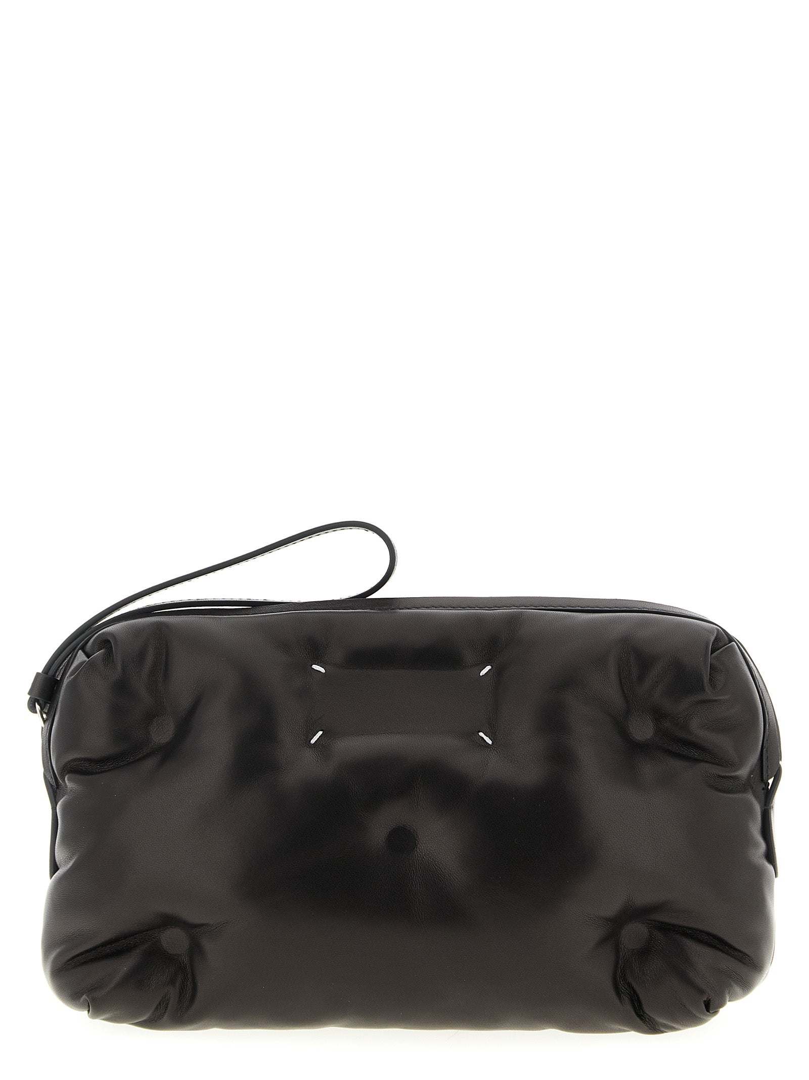 Maison Margiela Black Lambskin Crossbody Men's Bag