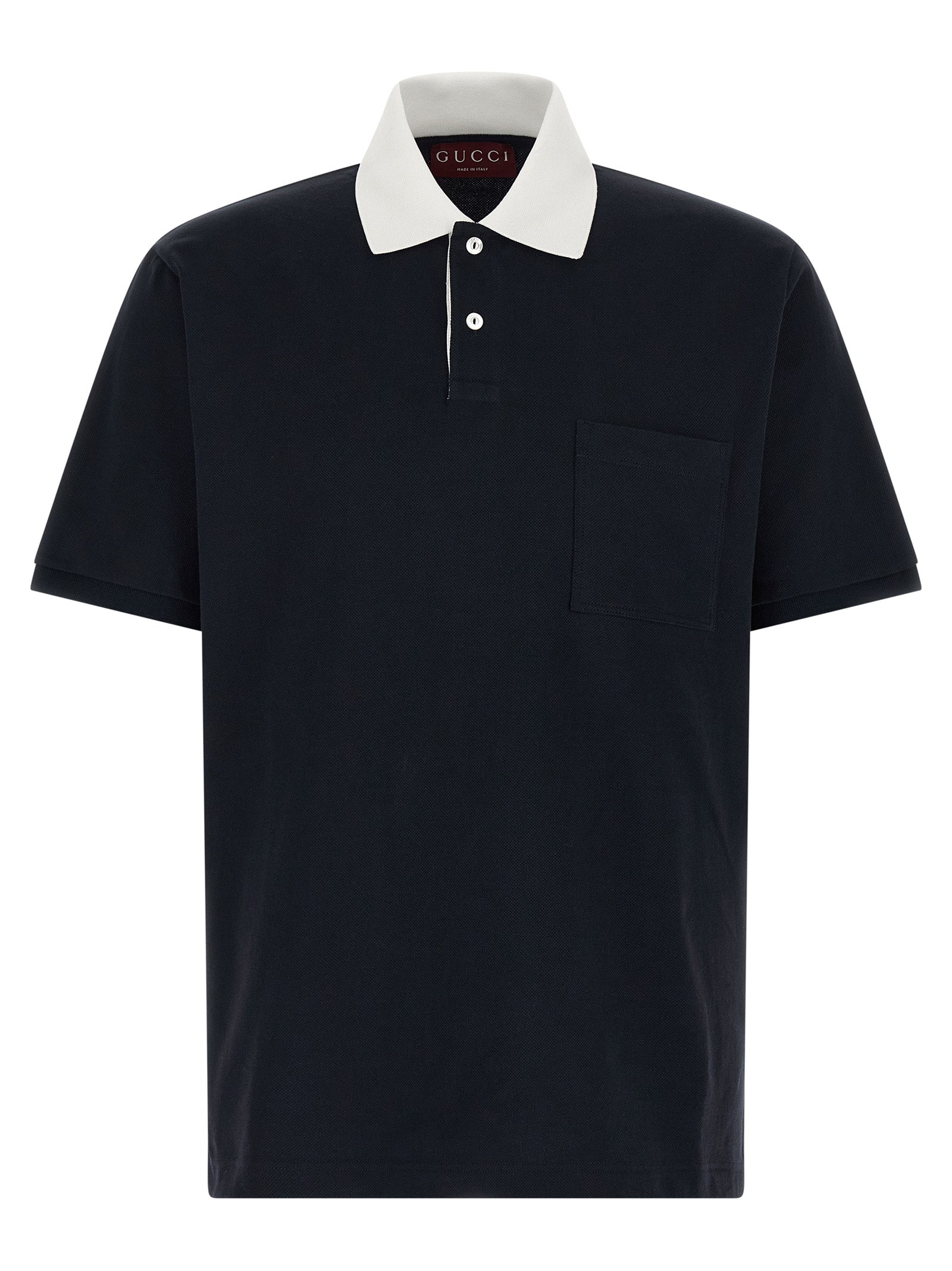 Gucci Blue Cotton Polo Men's Shirt