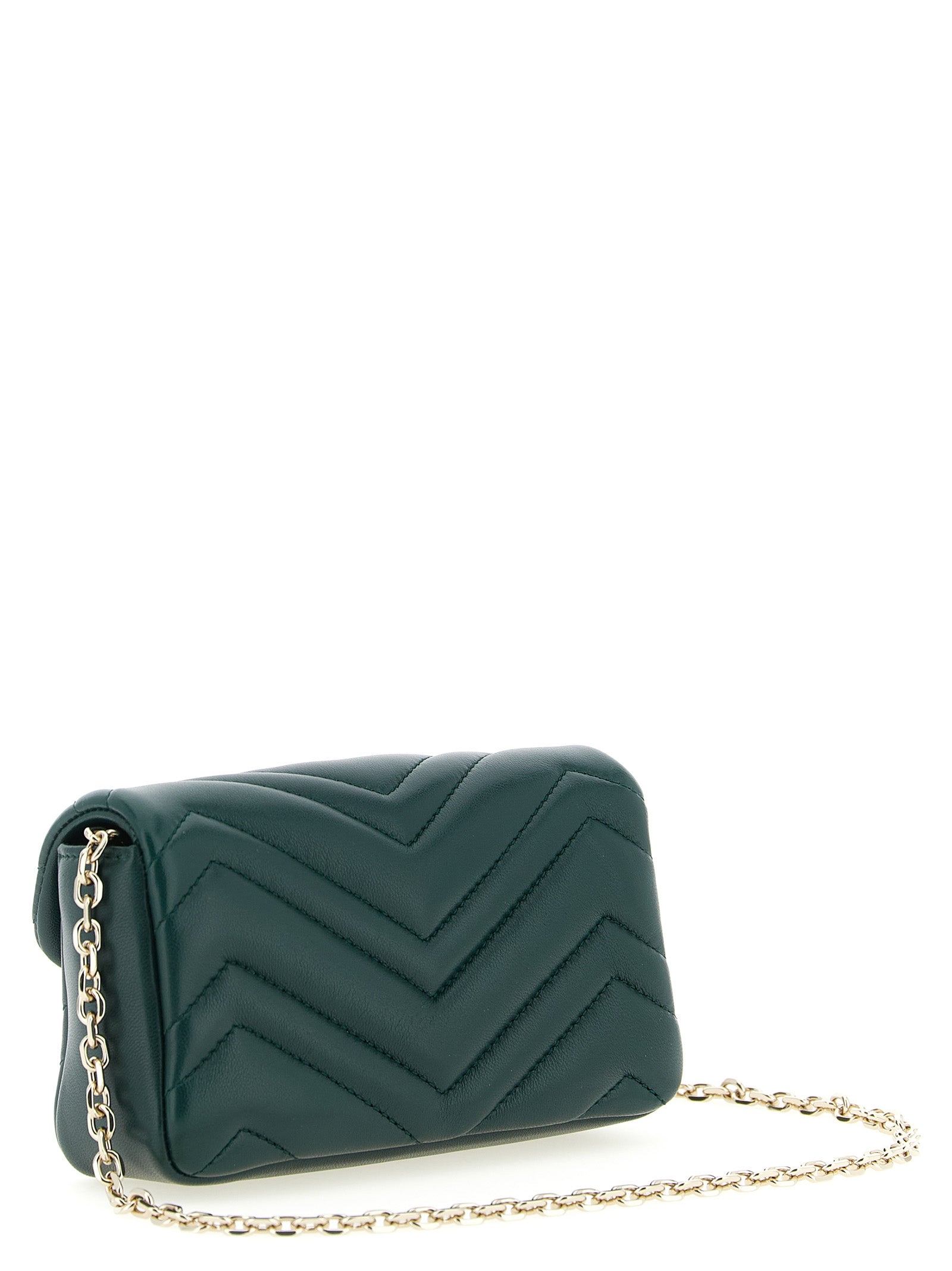 Gucci Bicolor Lamb Leather Shoulder Women's Bag