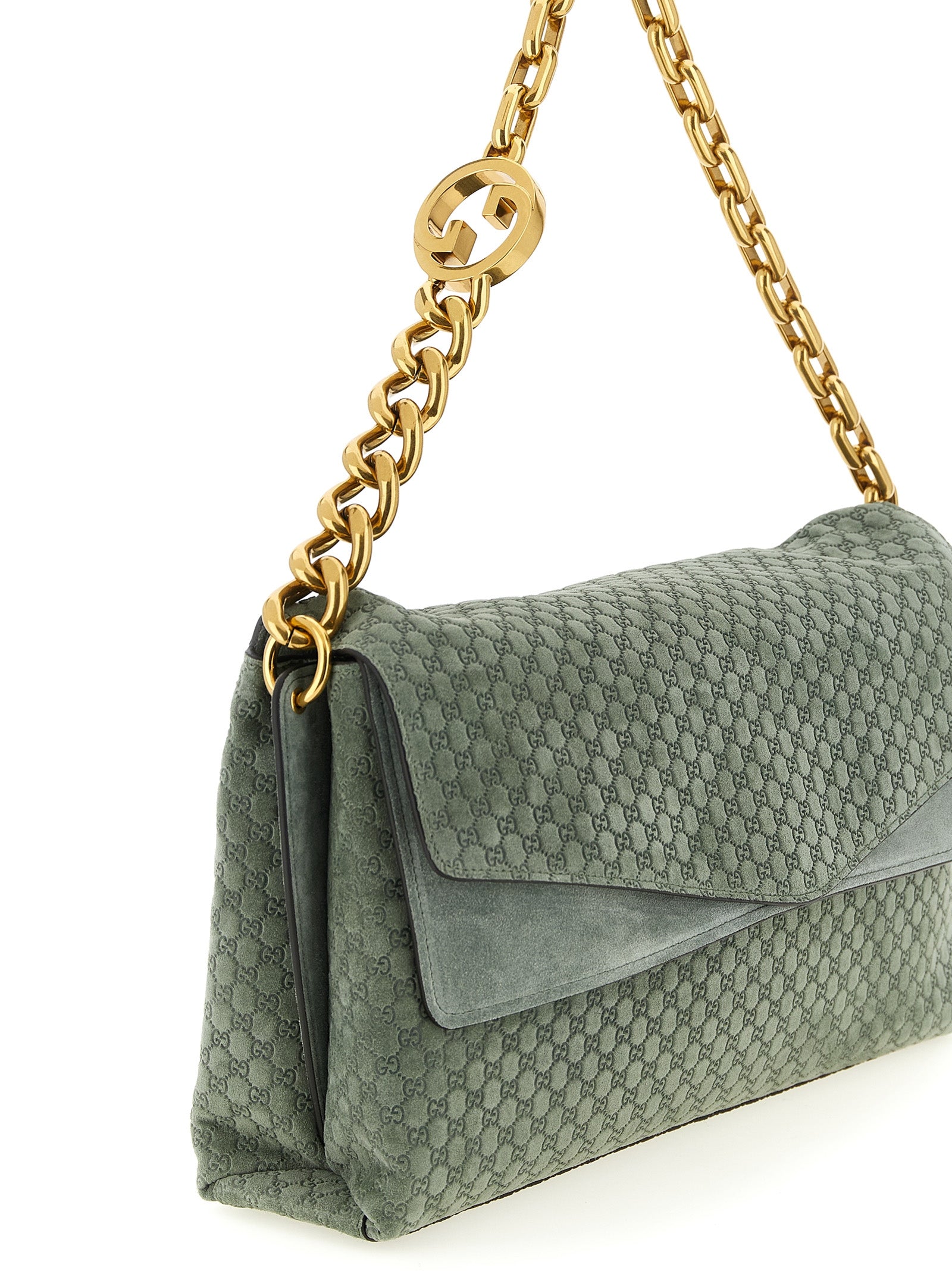 Gucci Bicolor Calfskin Shoulder Women's Bag