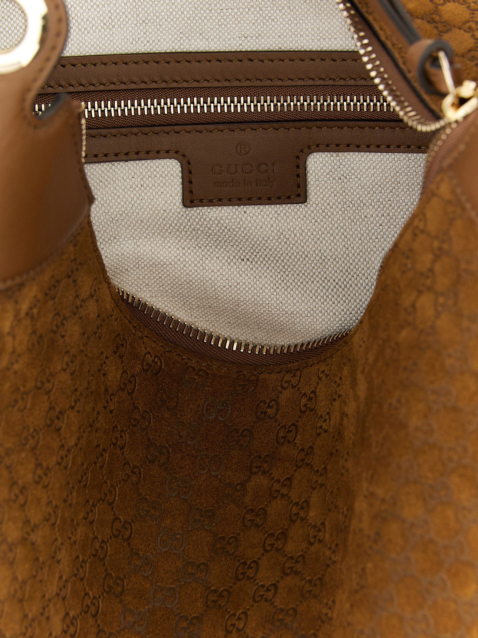 Gucci Brown Calfskin Shoulder Women's Bag