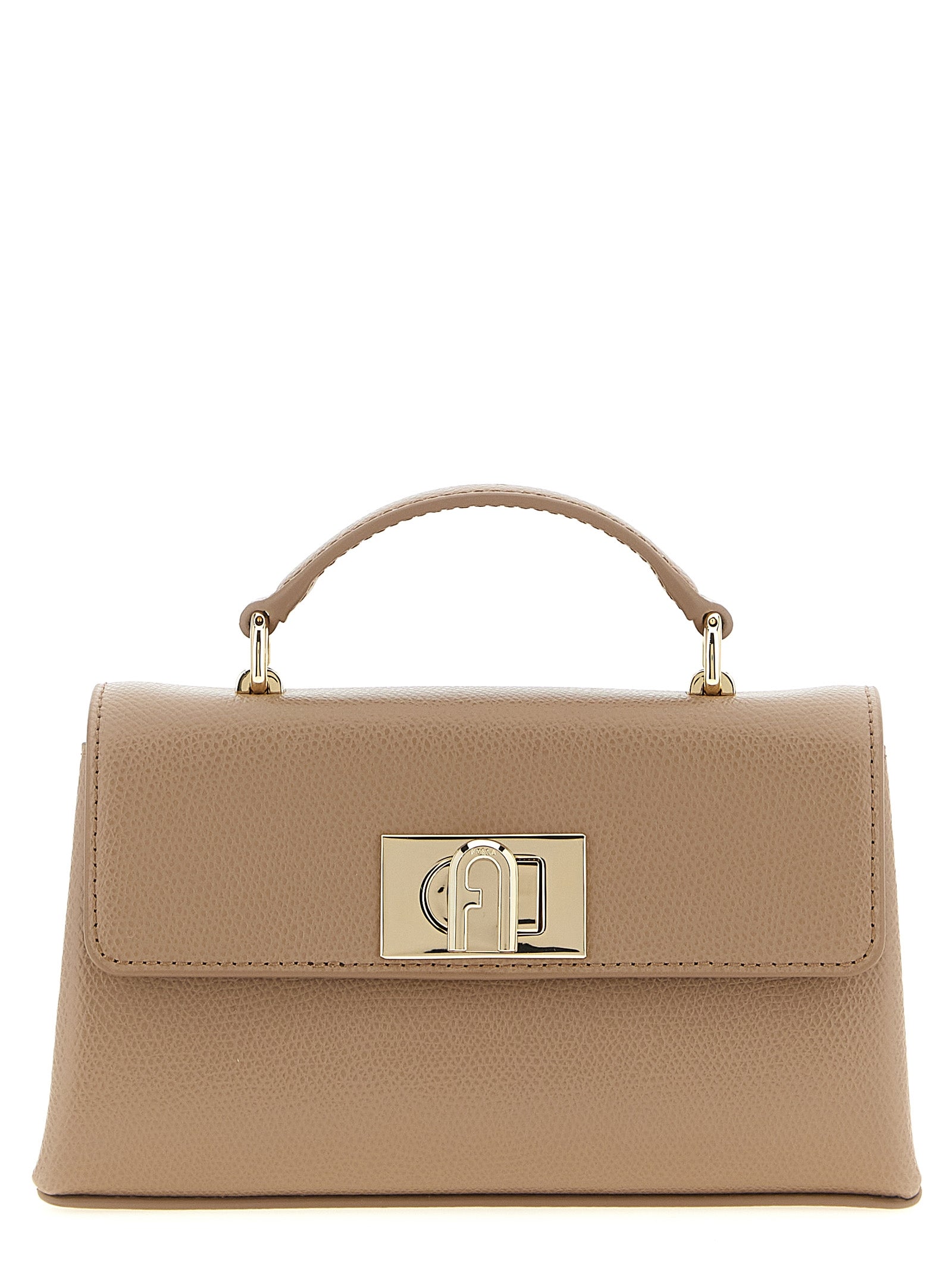 Furla Beige Calfskin Crossbody Women's Bag