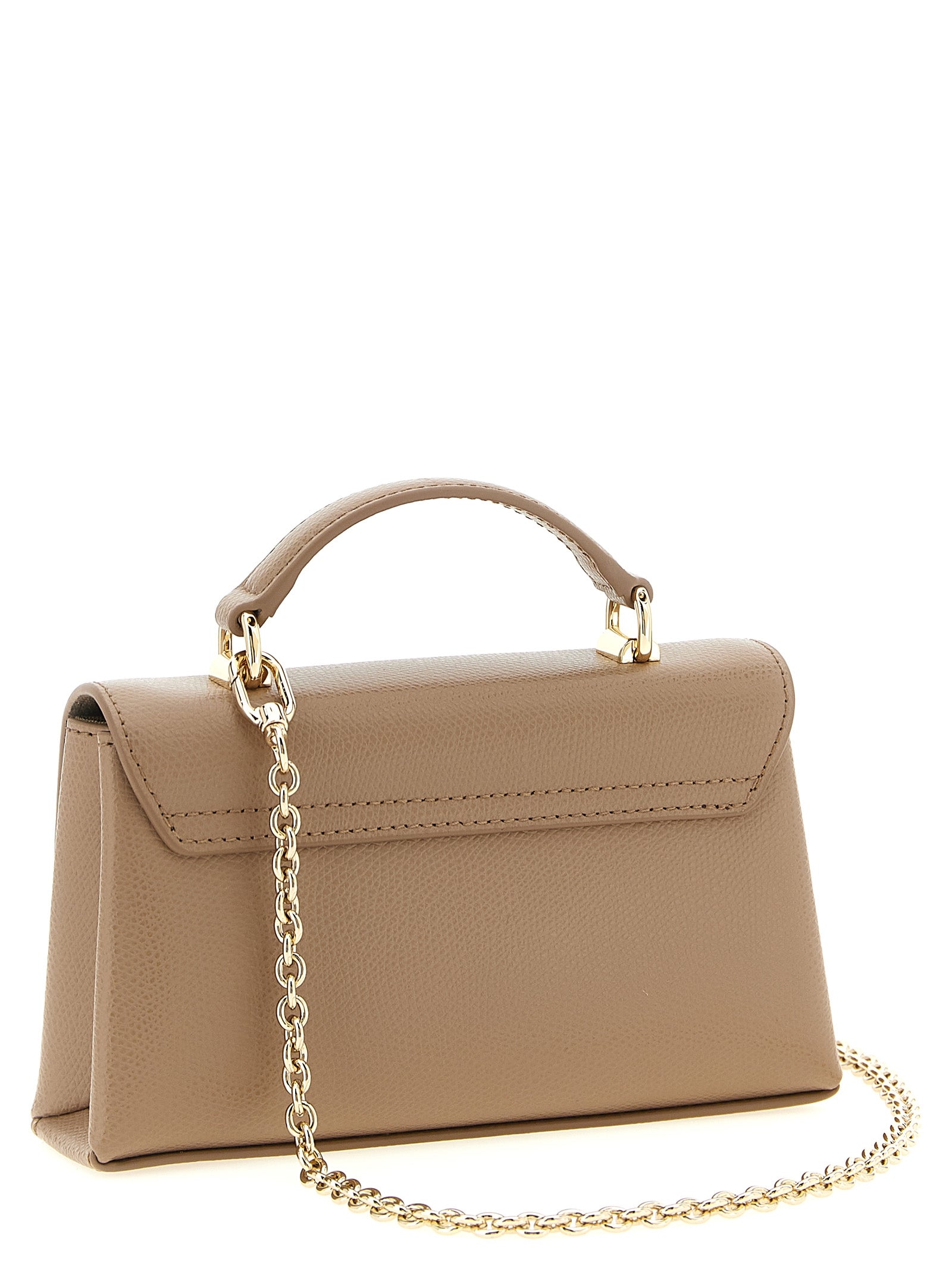 Furla Beige Calfskin Crossbody Women's Bag