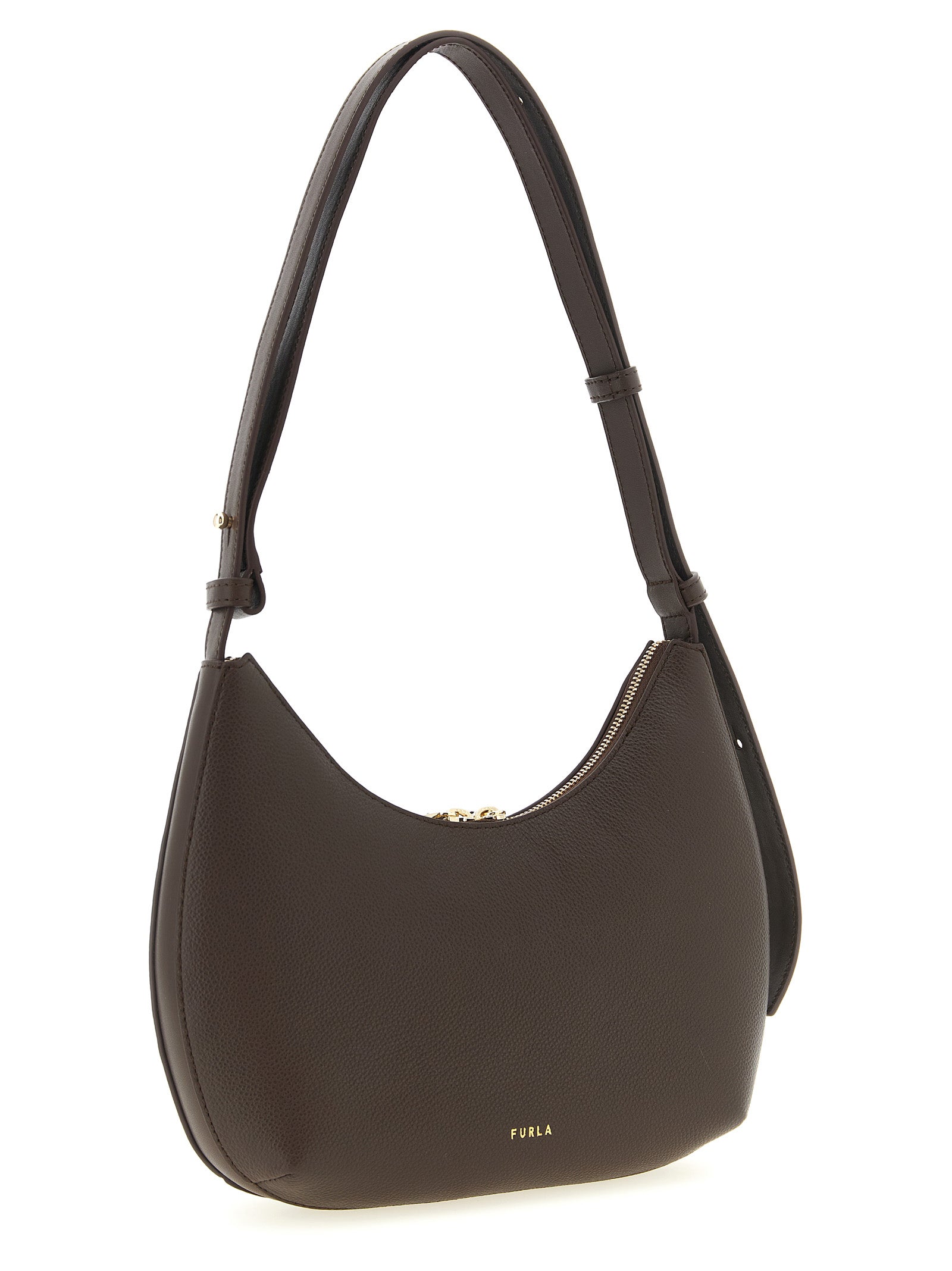 Furla Brown Calfskin Shoulder Women's Bag