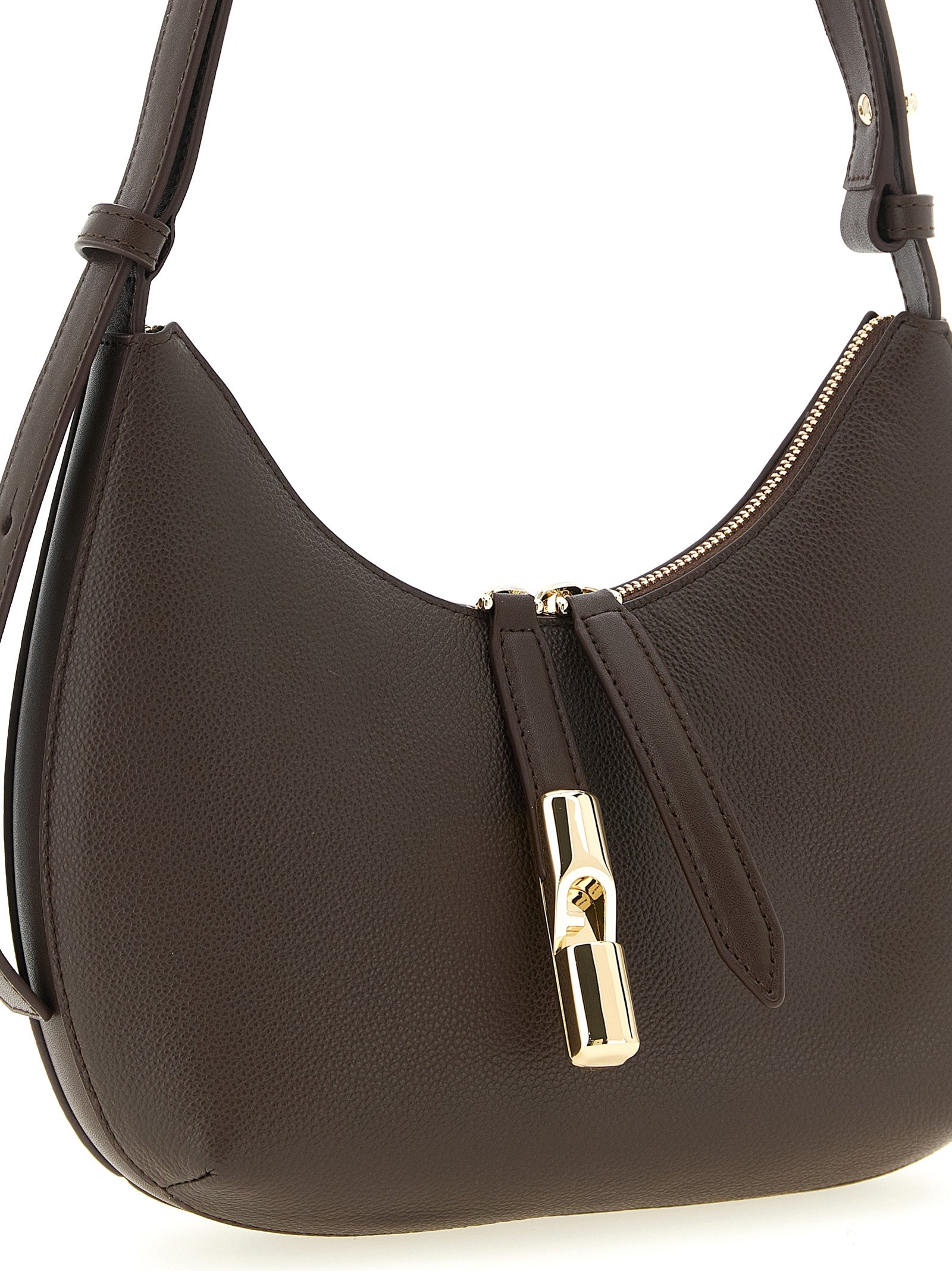 Furla Brown Calfskin Shoulder Women's Bag