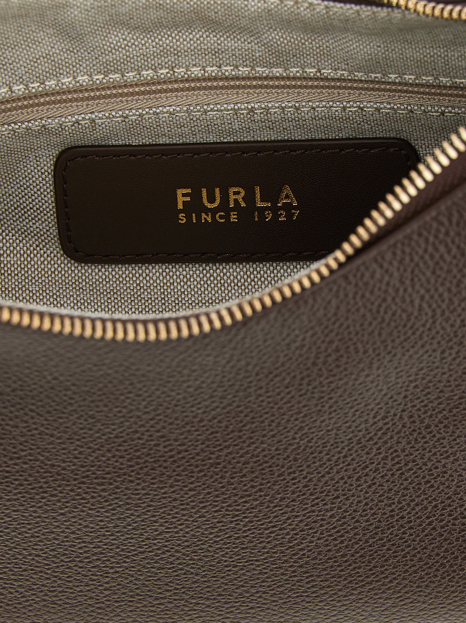 Furla Brown Calfskin Shoulder Women's Bag