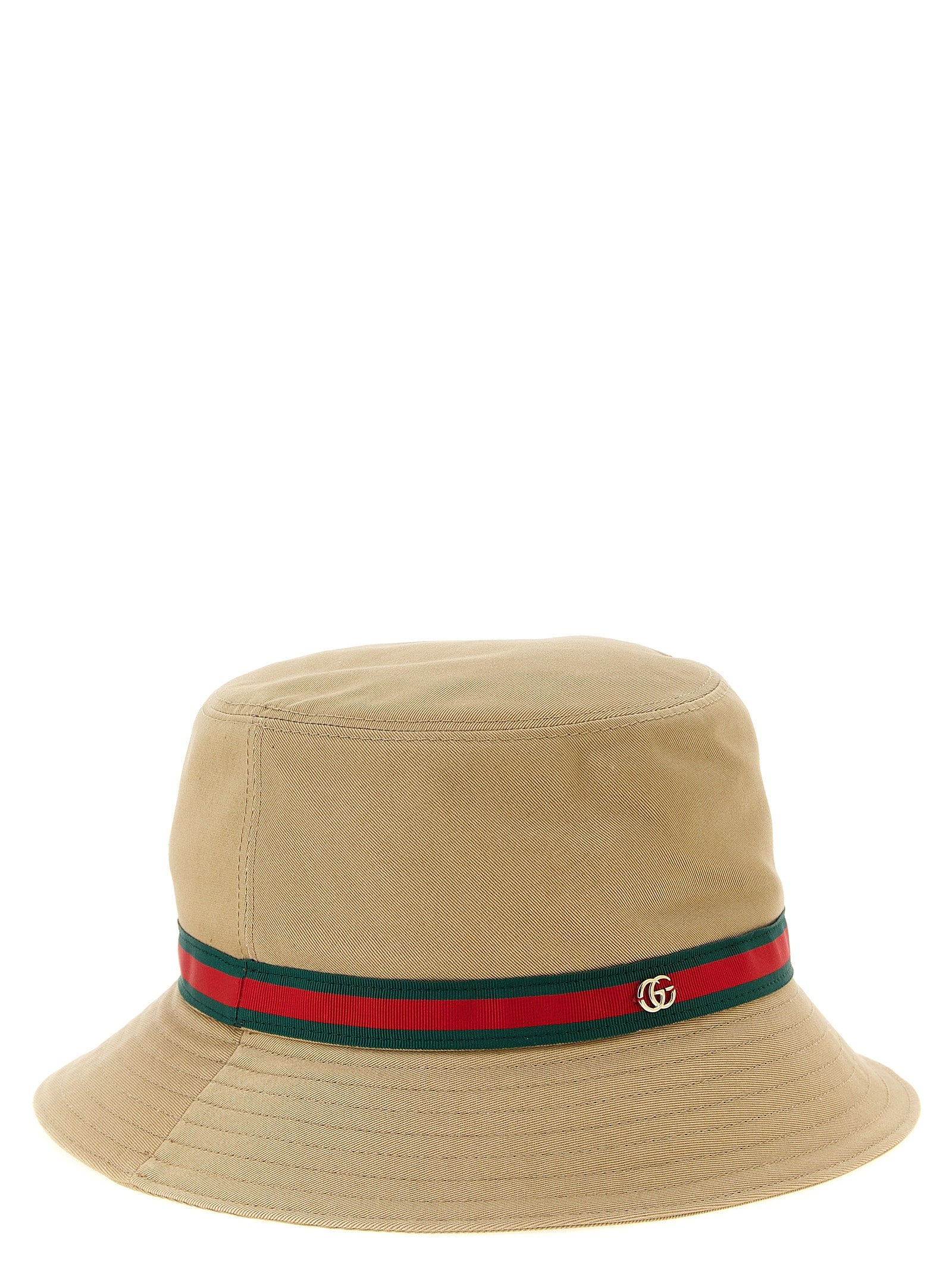 Gucci Beige Cotton Bucket Women's Hat