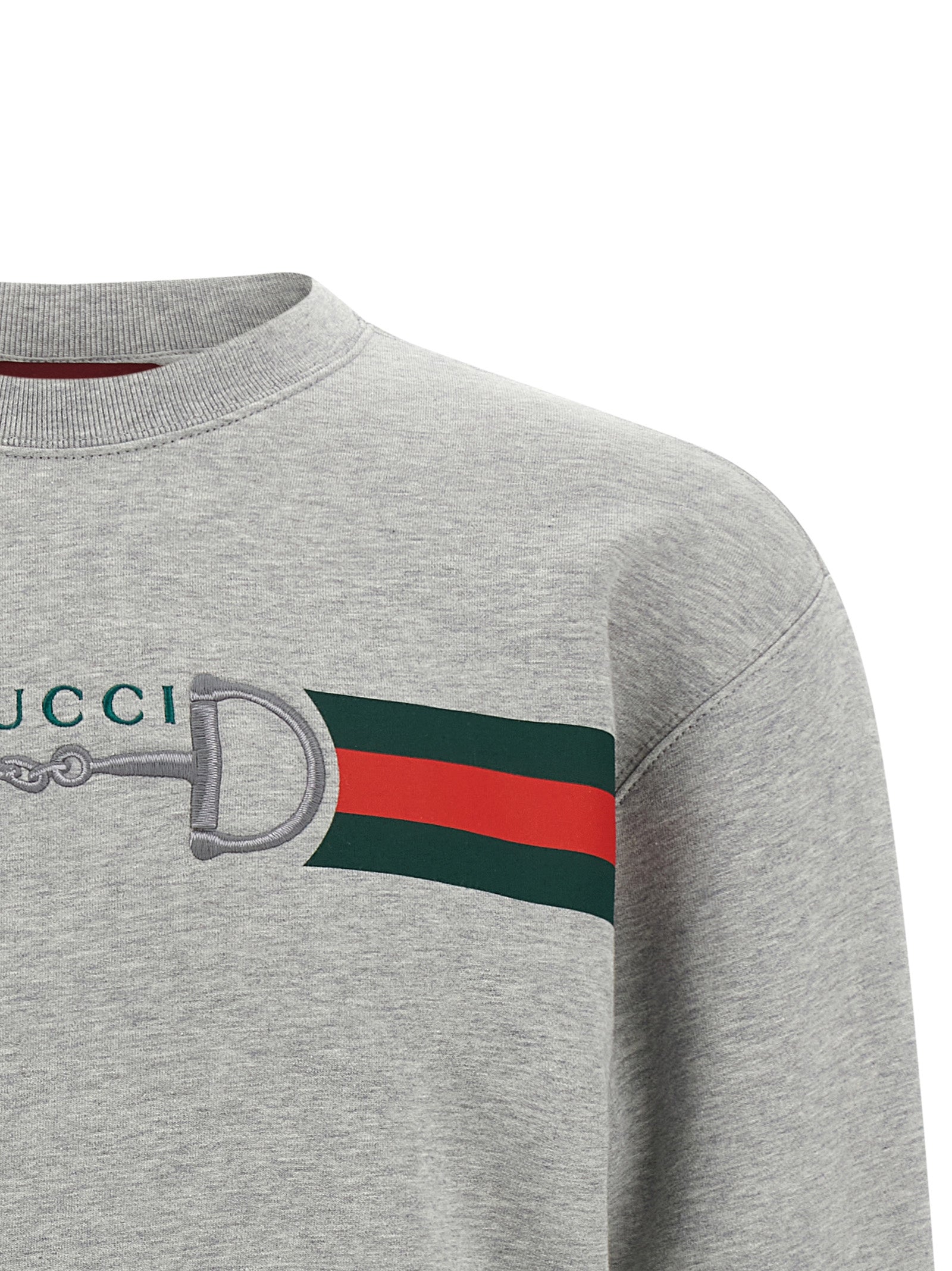 Gucci Gray Cotton Men's Sweatshirt