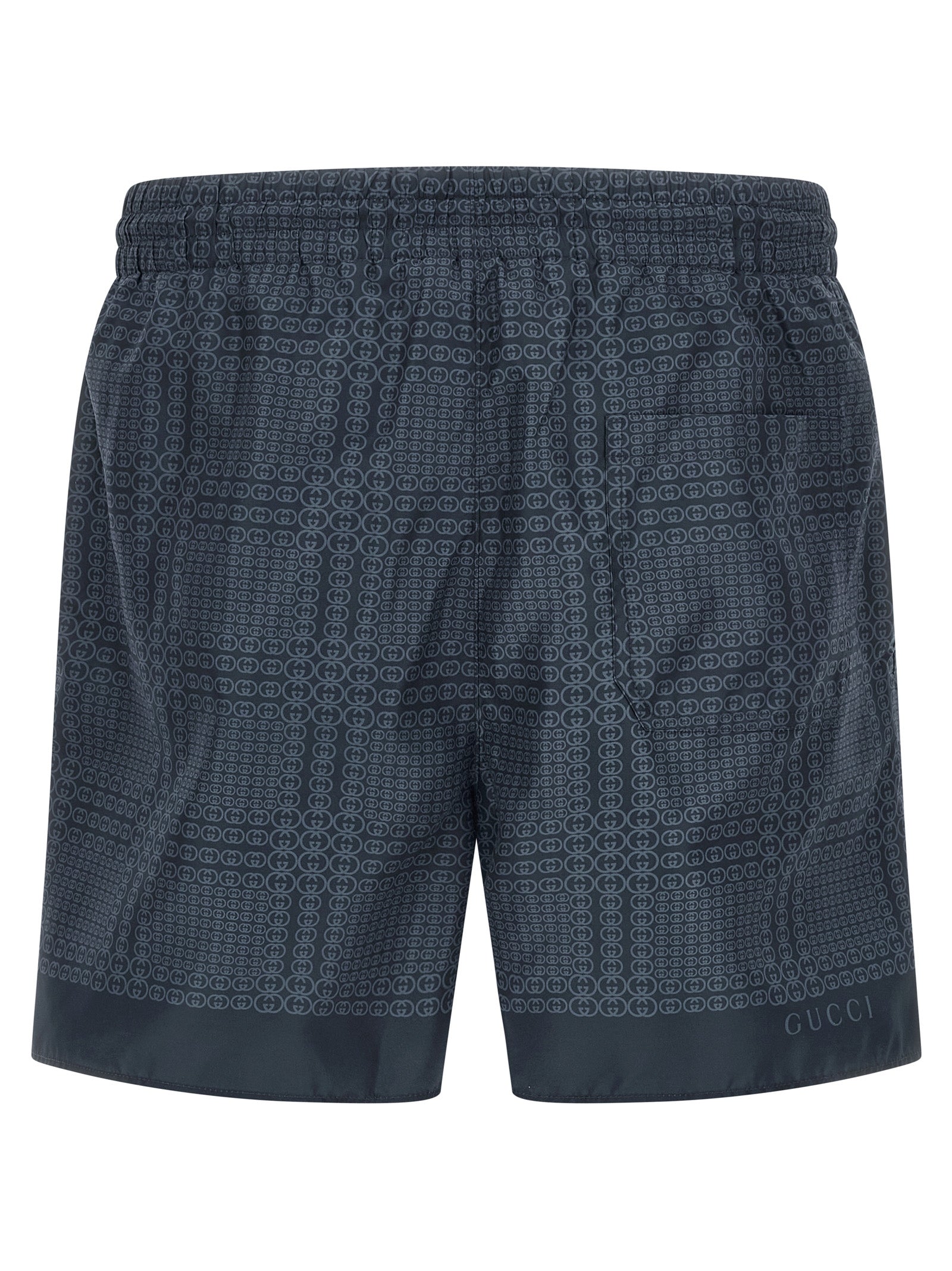 Gucci Blue Polyester Swim Men's Shorts