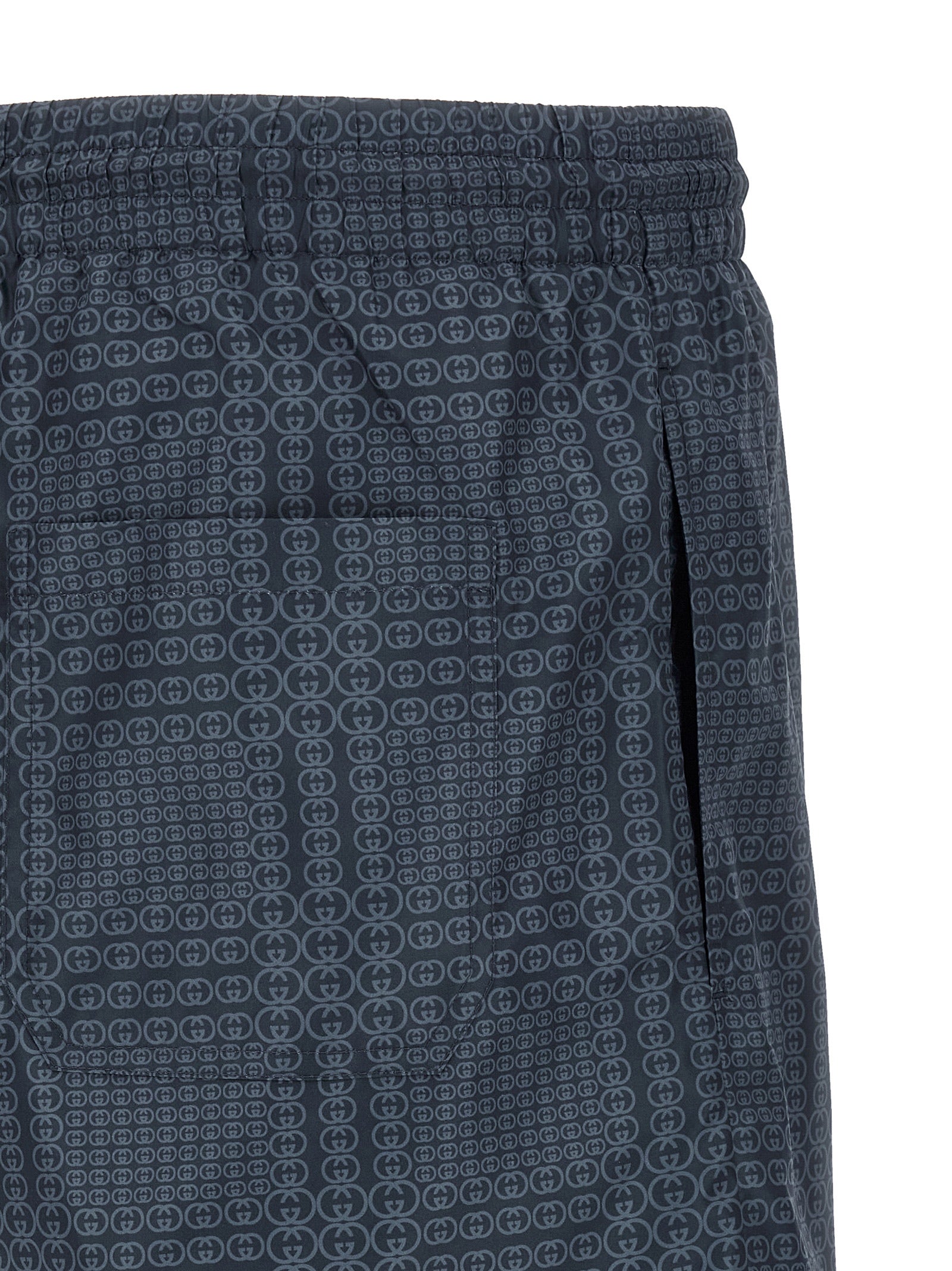 Gucci Blue Polyester Swim Men's Shorts
