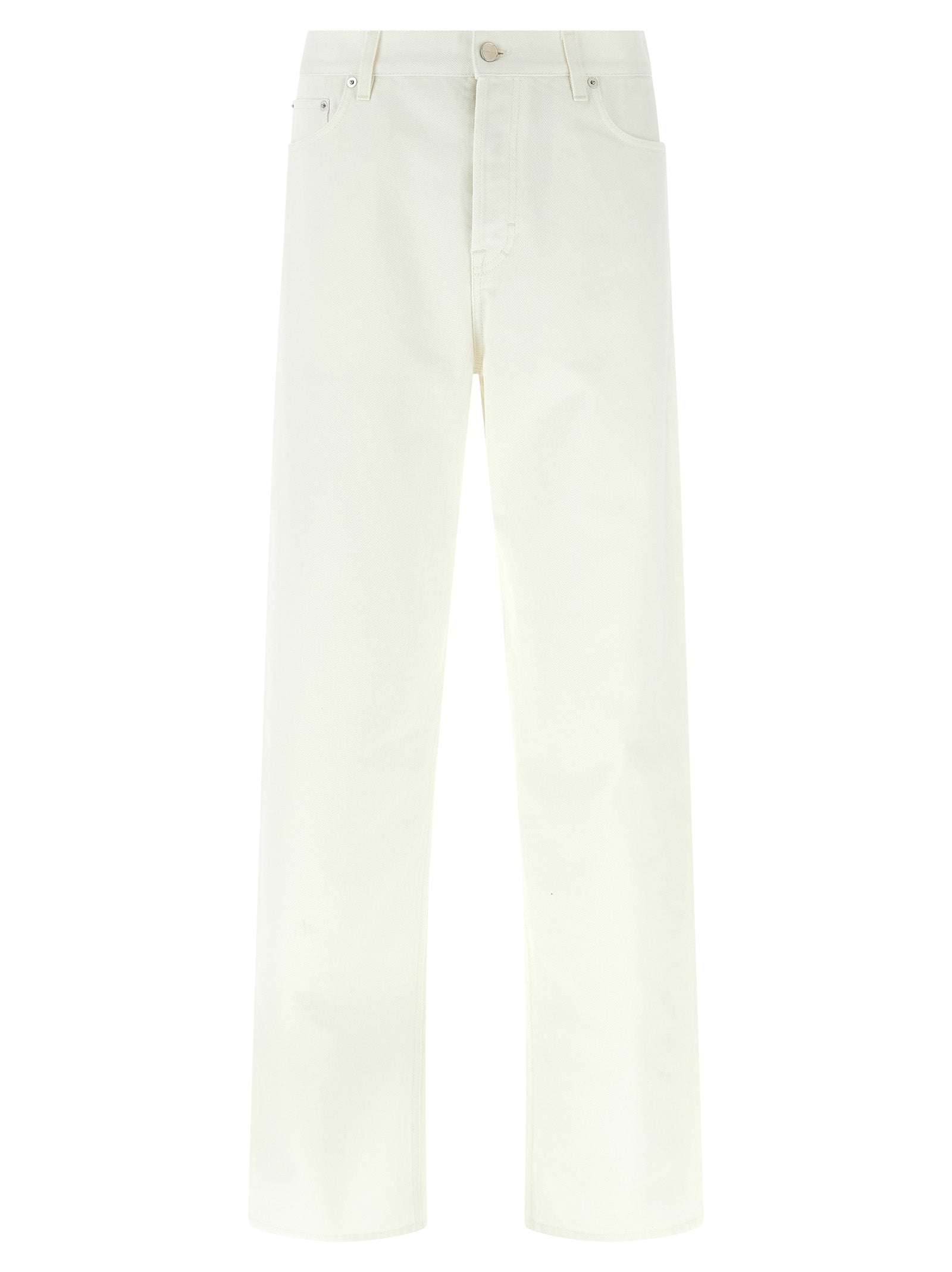 Gucci White Cotton Straight-Leg Men's Jeans