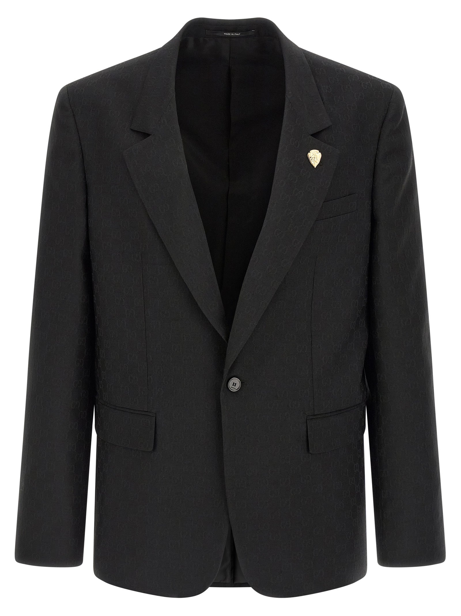 Gucci Black Polyester Men's Blazer