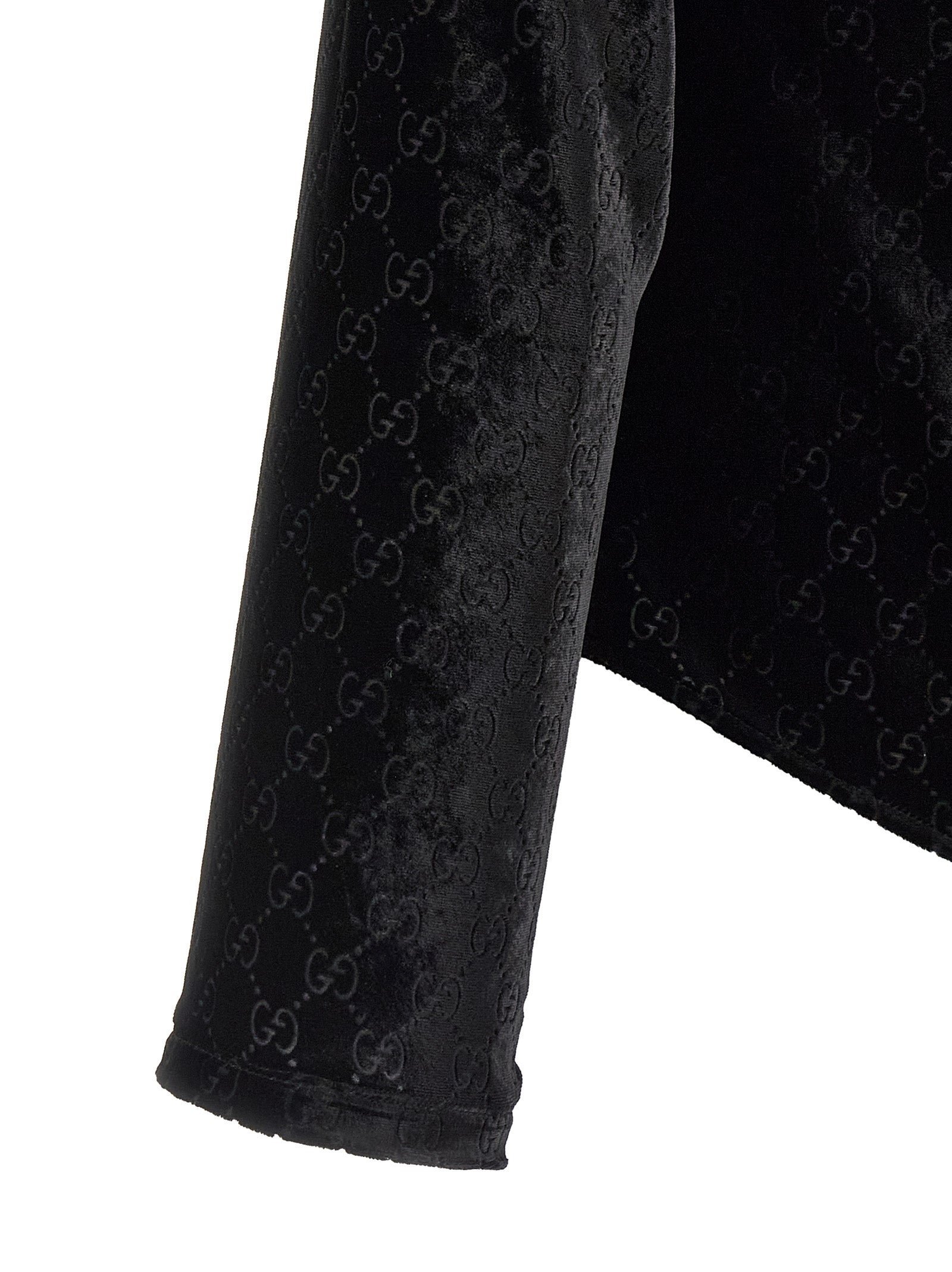 Gucci Black Viscose Men's Blouse