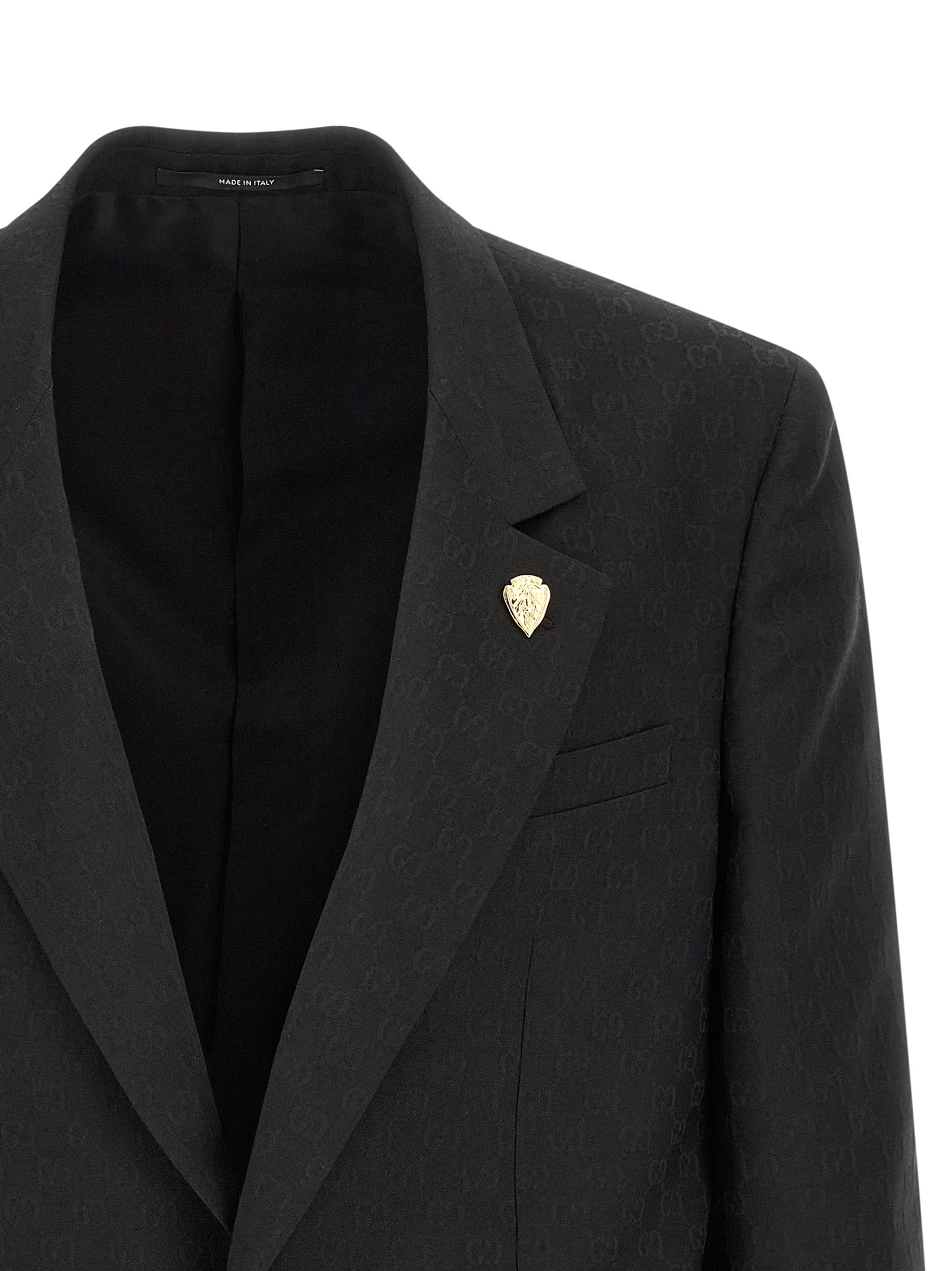 Gucci Black Polyester Men's Blazer