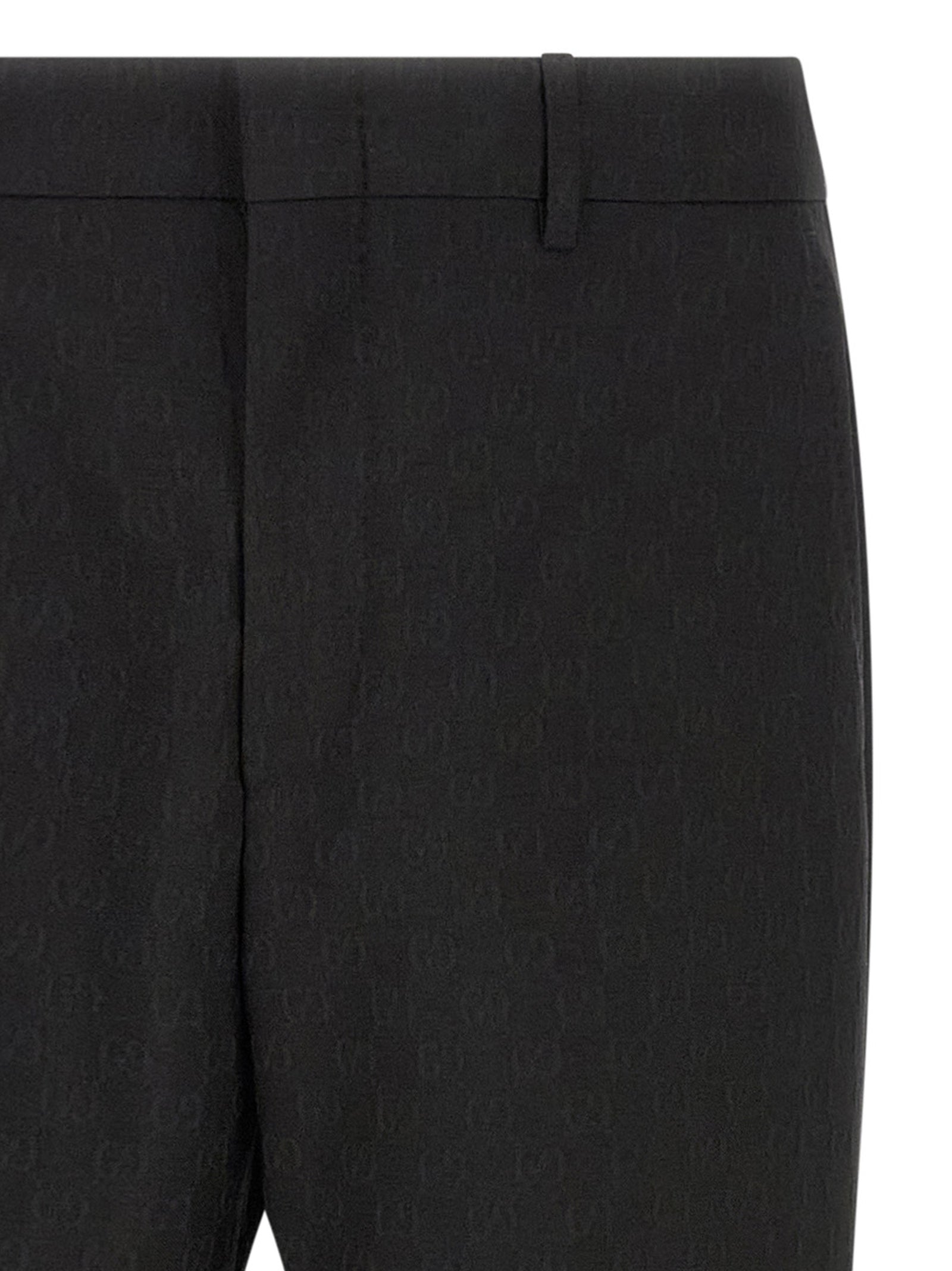 Gucci Black Polyester Dress Men's Pants