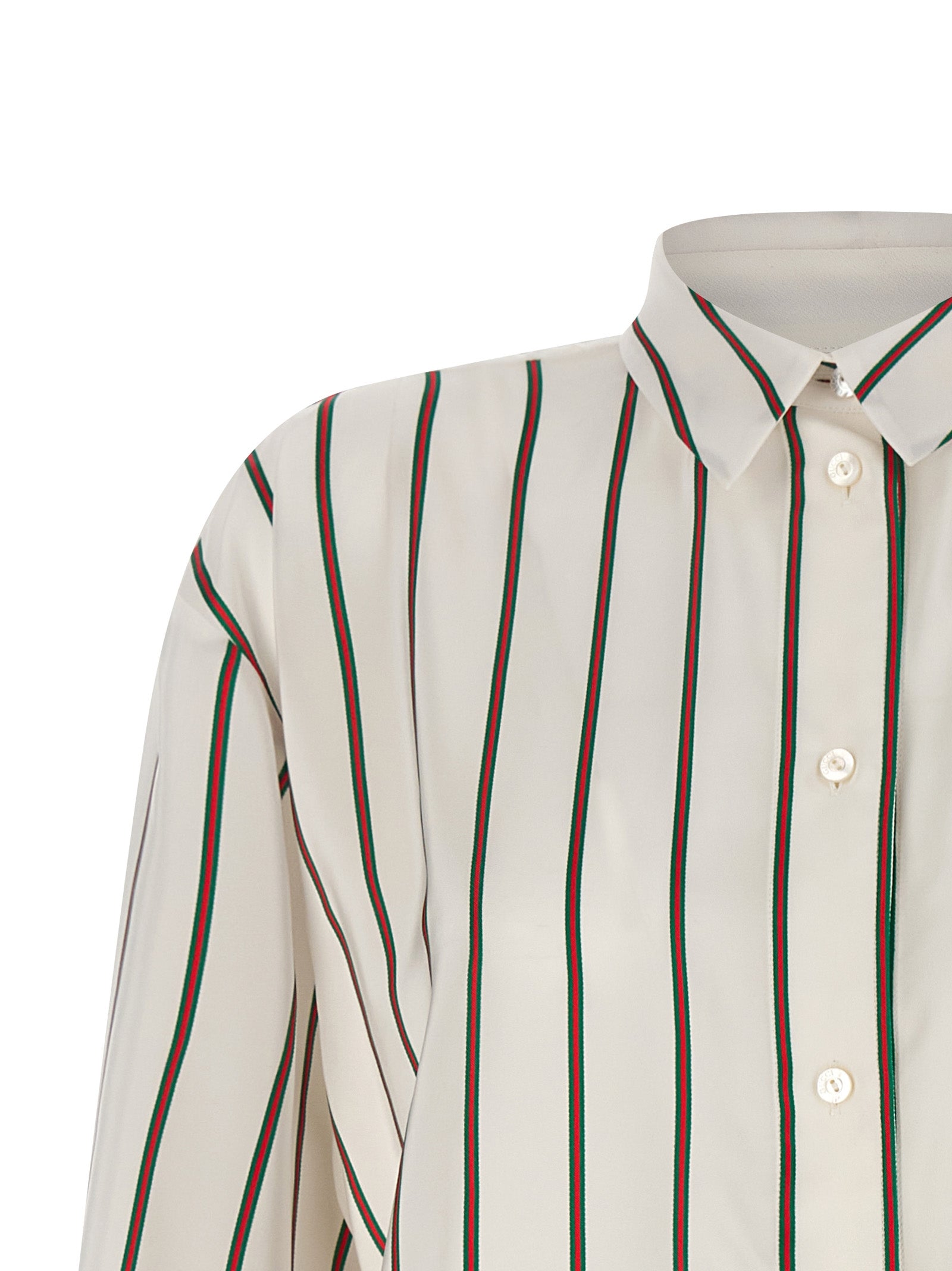 Gucci White Silk Women's Blouse