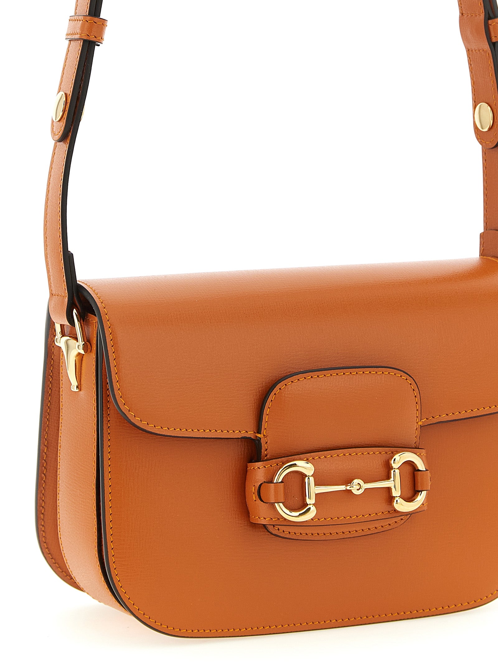 Gucci Orange Calfskin Shoulder Women's Bag