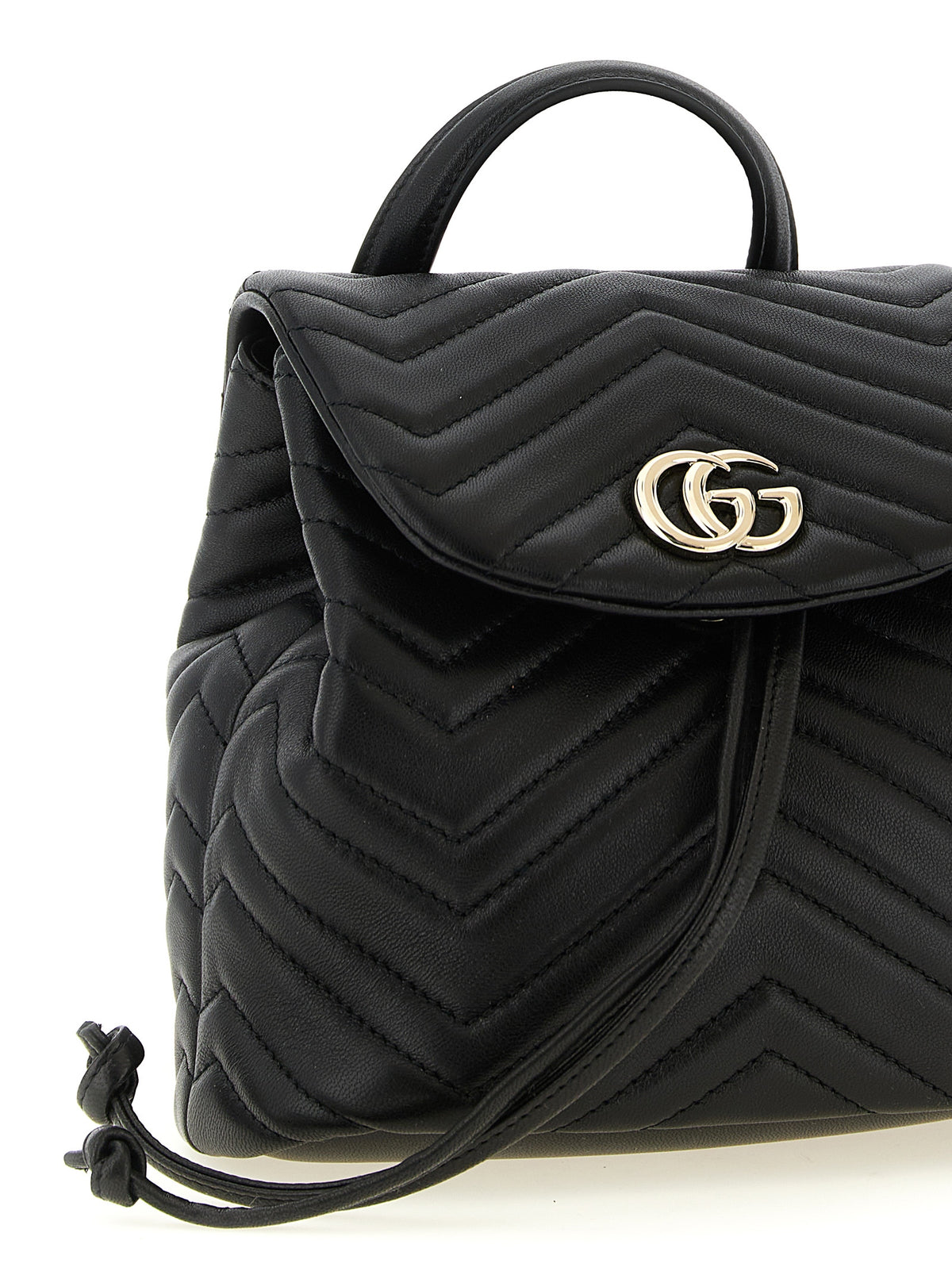 Gucci Black Lamb Leather Women's Backpack