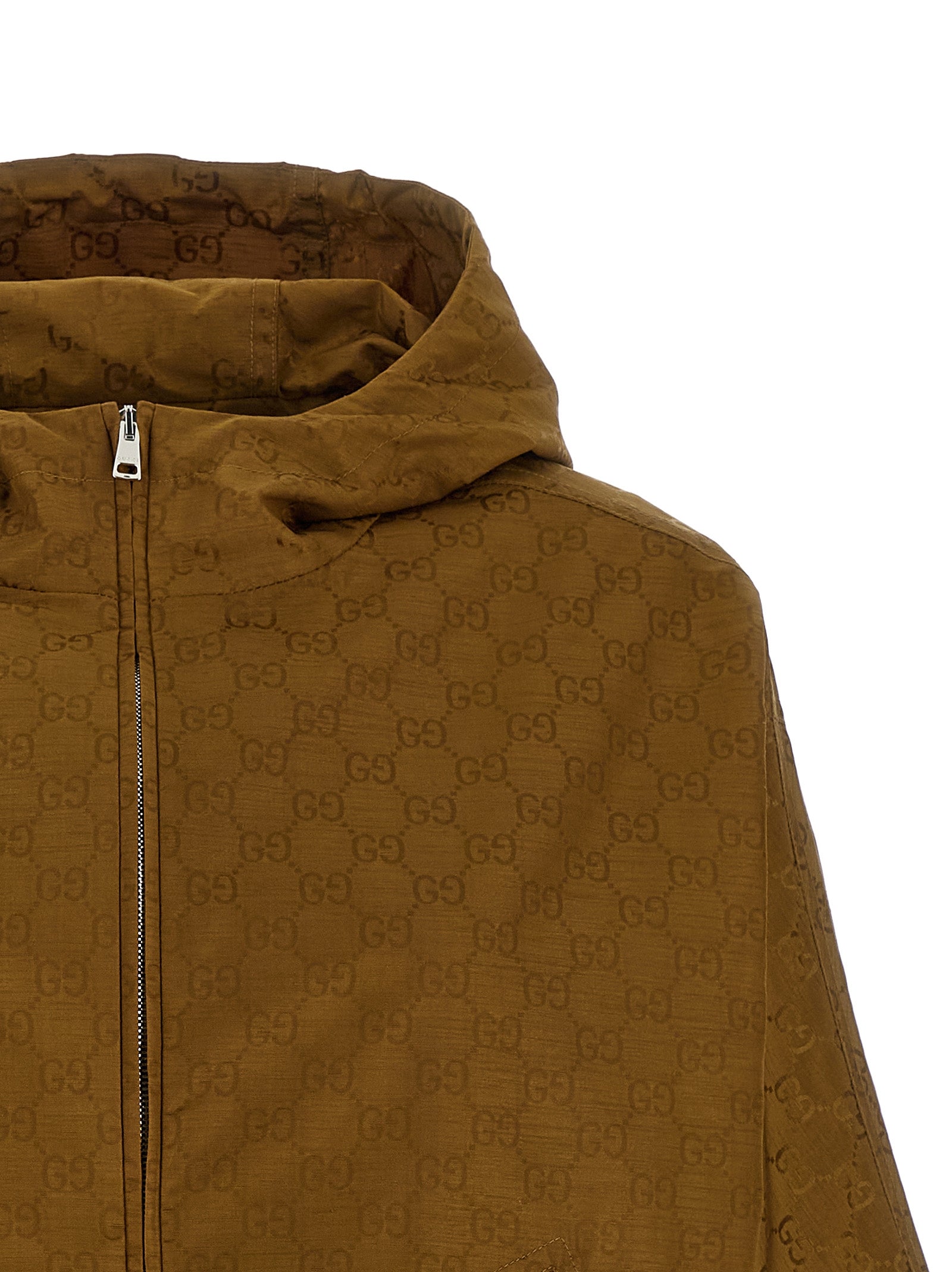 Gucci Bicolor Polyamide Shell Women's Jacket