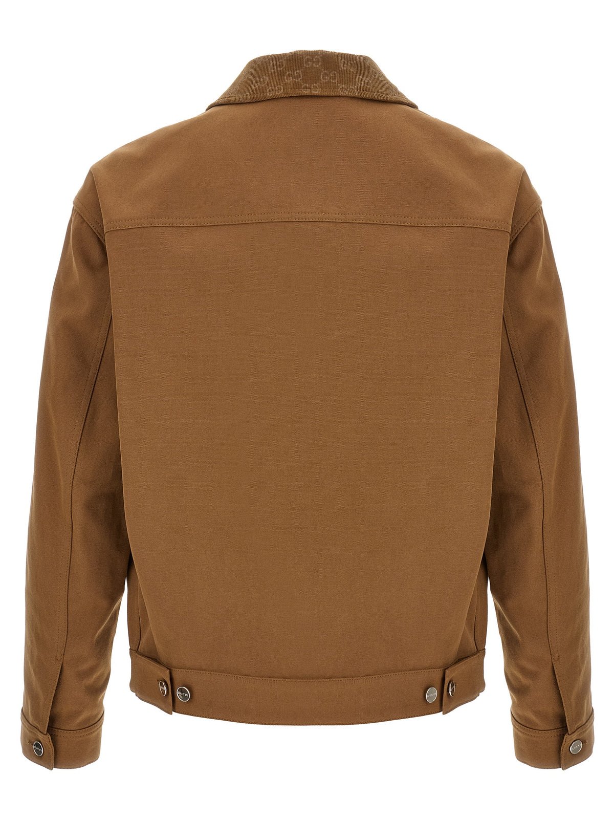 Gucci Brown Cotton Full-Length Men's Jacket