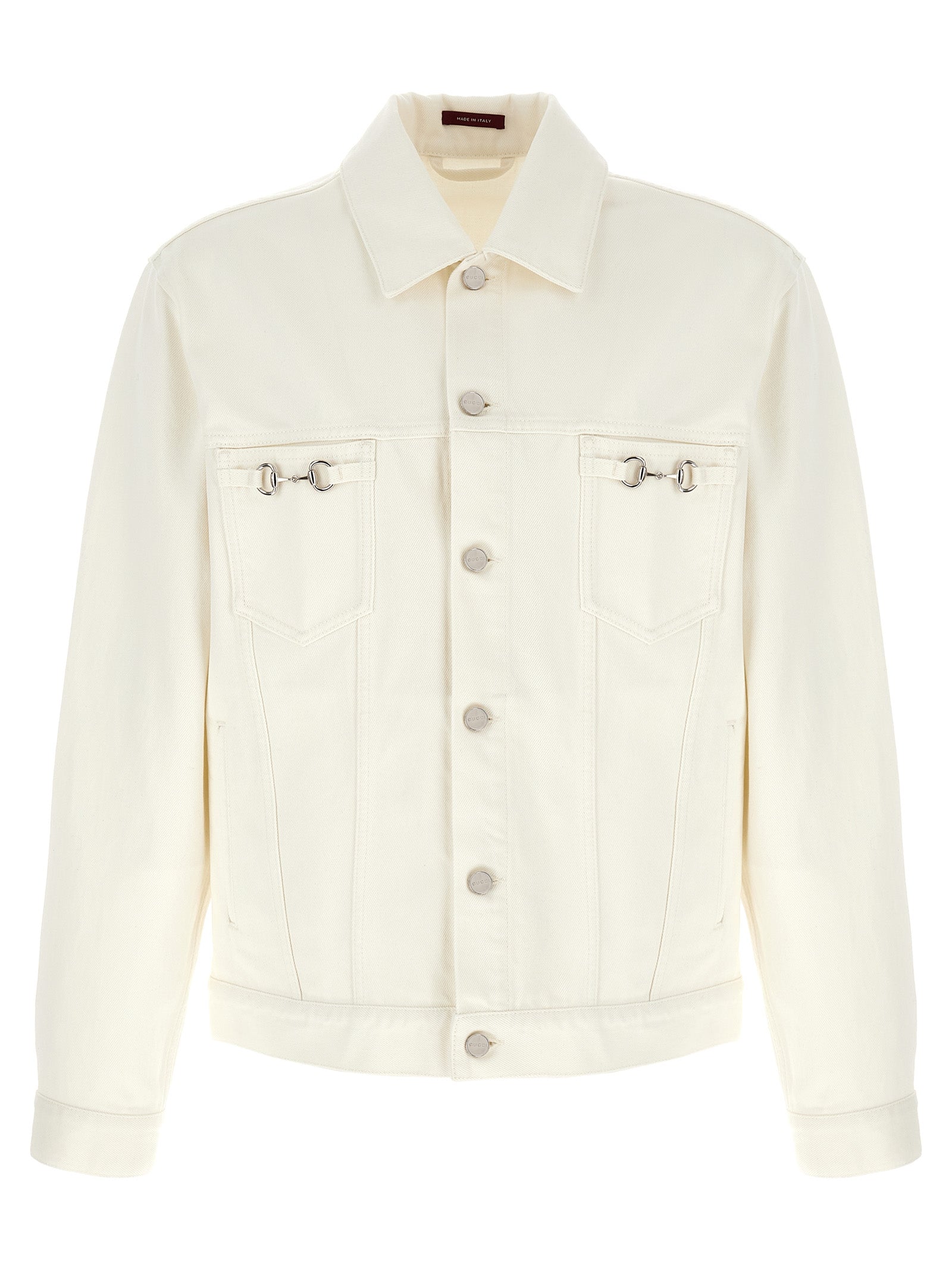 Gucci White Cotton Denim Men's Jacket