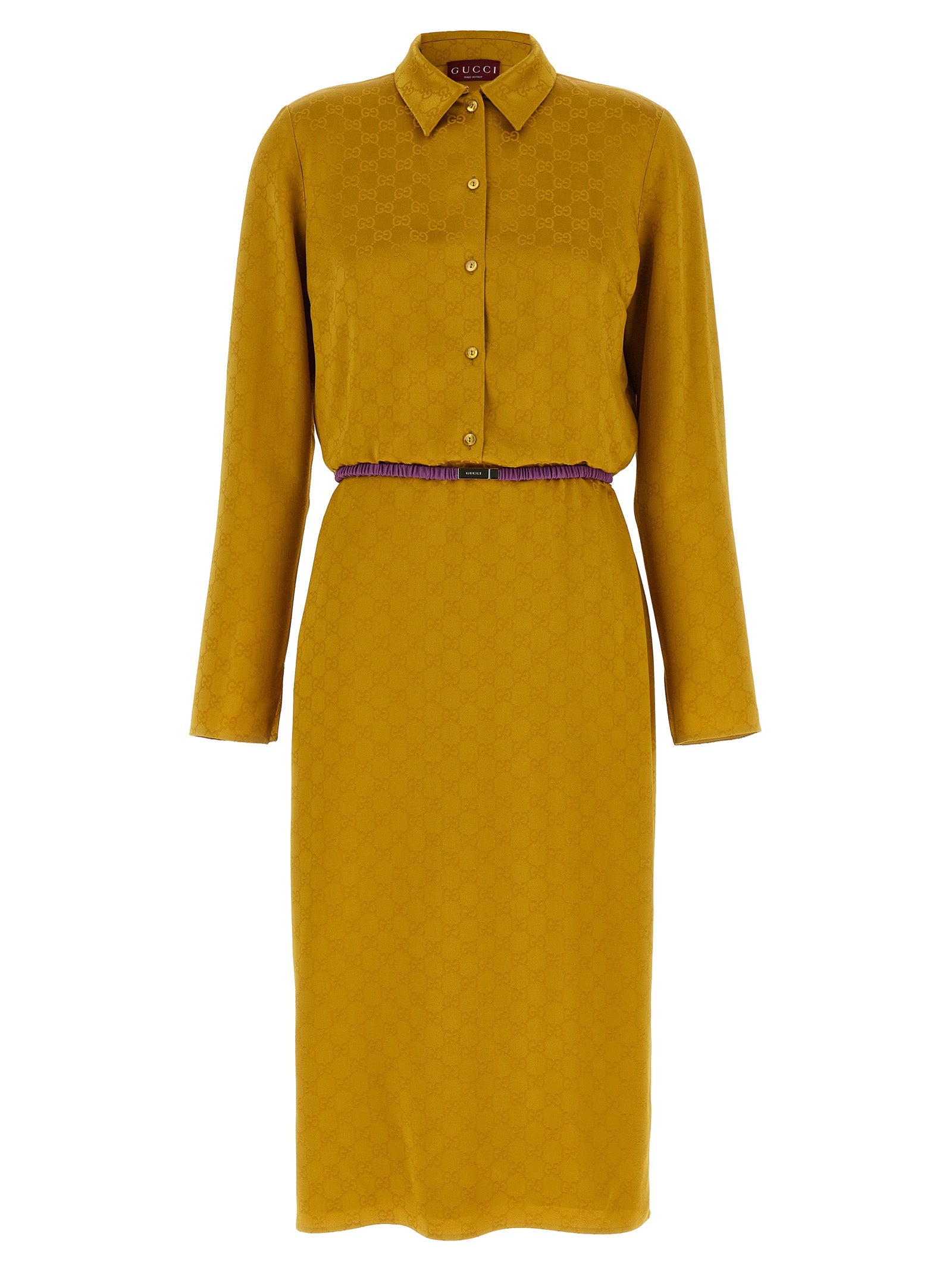 Gucci Bicolor Viscose Midi Women's Dress