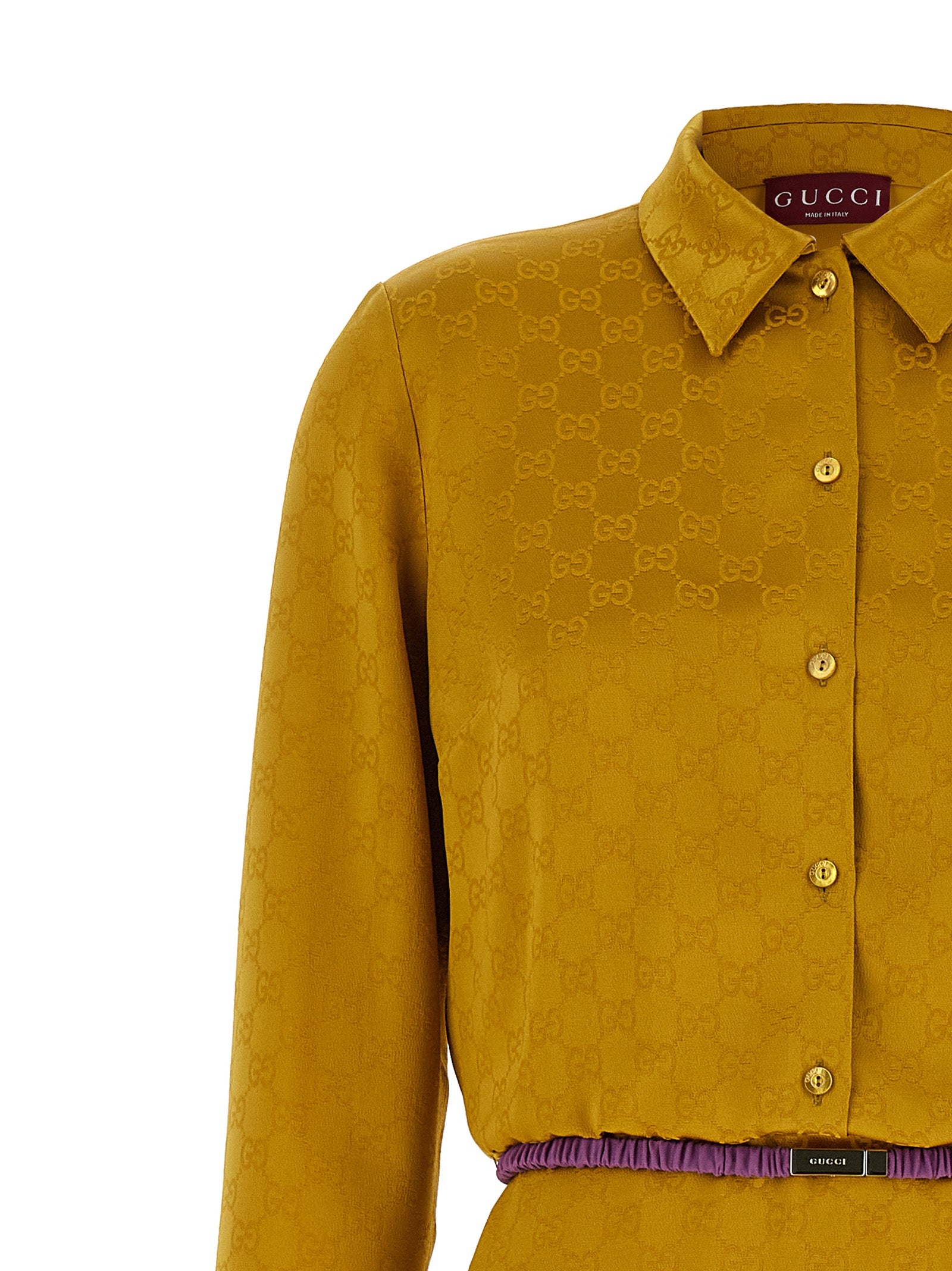 Gucci Bicolor Viscose Midi Women's Dress